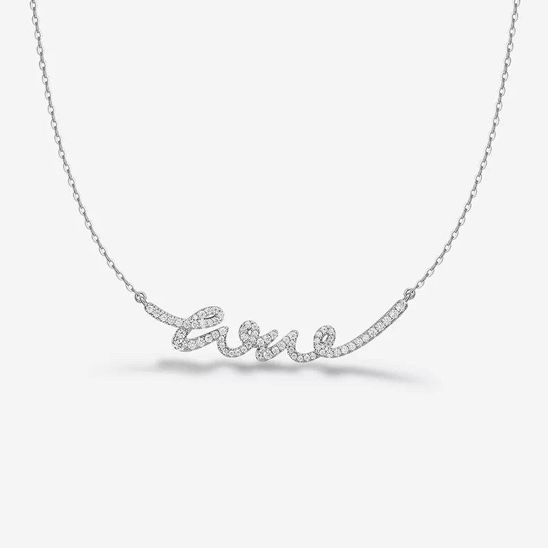 NO:583303,V gold material HEFANG HE FANG LOVE necklace clavicle chain jewelry light luxury elegant birthday gift for girlfriend, jewelry boutique, necklace19860909V金材质HEFANG何方LOVE项链锁骨链饰品轻奢优雅送女友生日礼物,饰品精品,necklace,Jewelry
