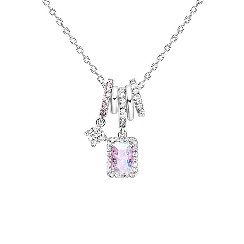 NO:665095,V gold material hefang original factory He Fang 925 sterling silver Barbie Aurora small rock candy necklace Luo Ying Zhang Zhenyuan same style women's jewelry, jewelry boutique, necklace, pure silver19860909V金材质hefang原厂何方925纯银芭比极光小冰糖项链罗颖张真源同款女饰品,饰品精品,necklace,pure silver,Jewelry