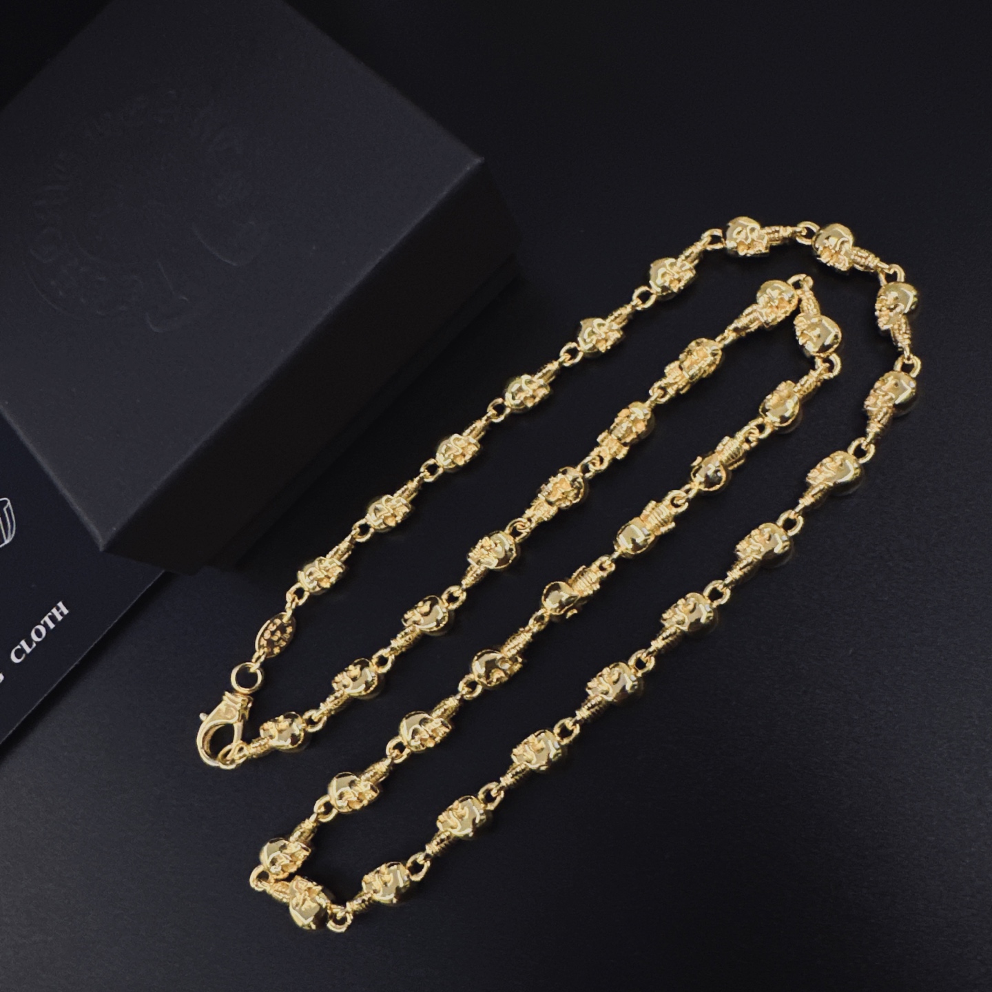 Chrome Hearts Hearts克罗心黄金色项链