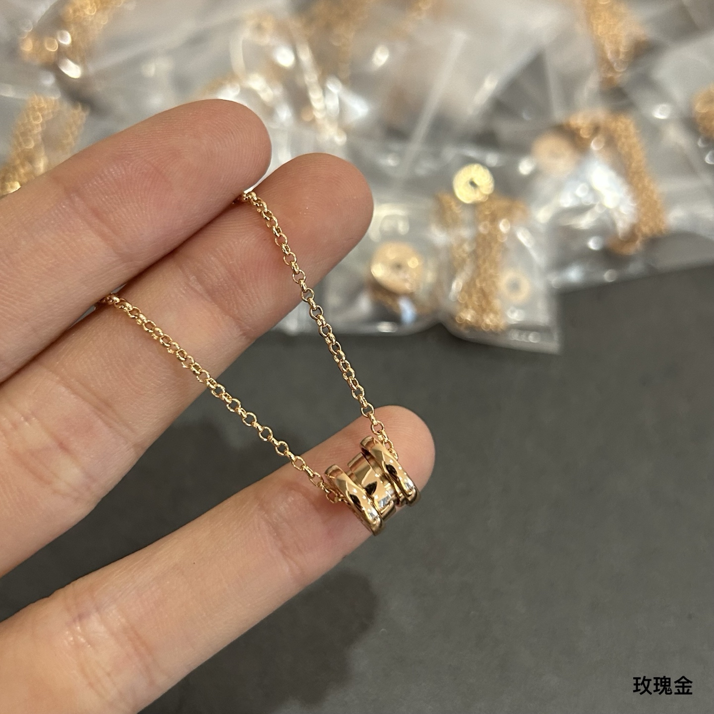  宝格丽小号弹簧无钻项链到货了，