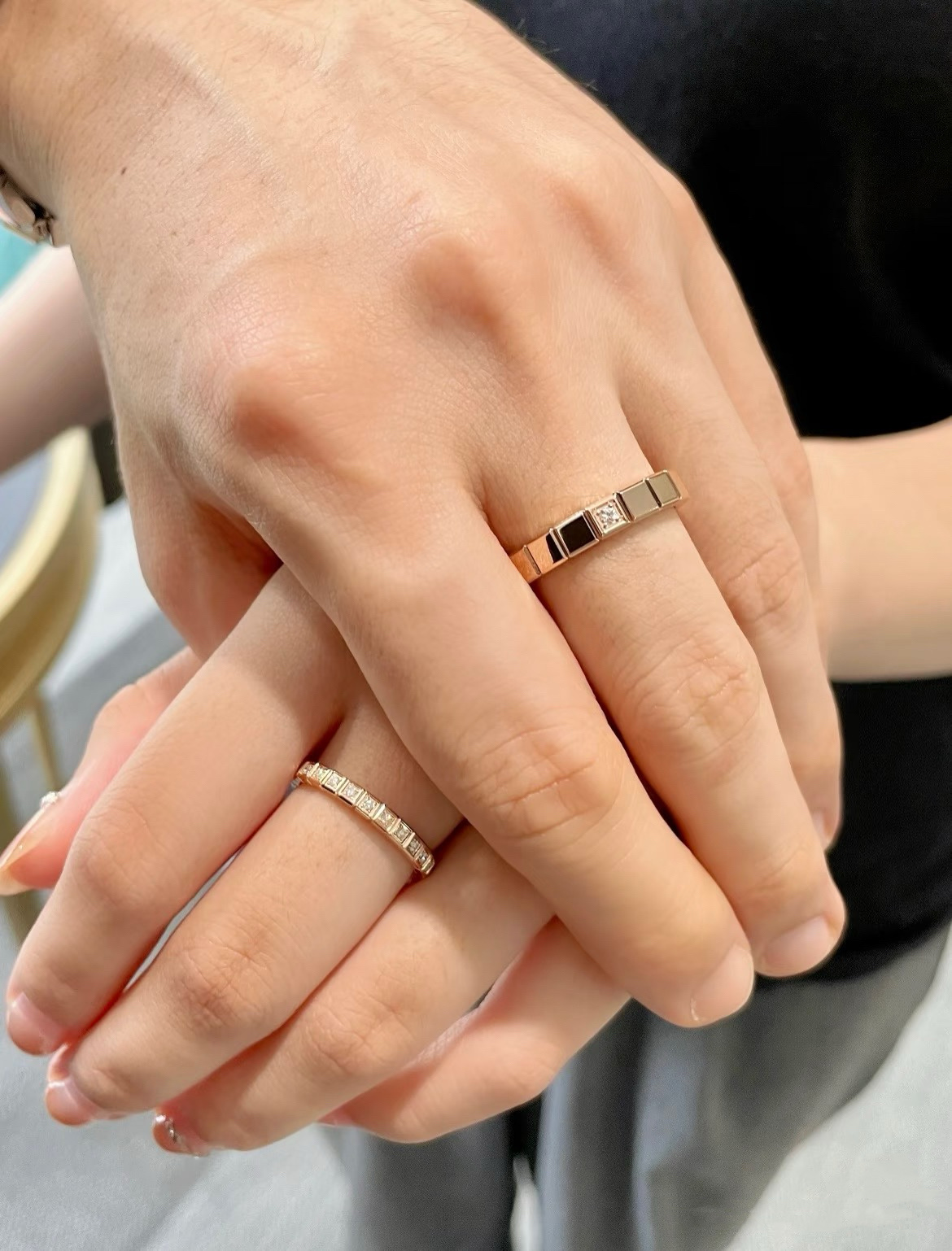  V金材质  萧邦满钻冰块戒指💍，码数5678。现货 我的爱藏于心💓 却形于色🌈🔥高品质 k金工艺 秒杀