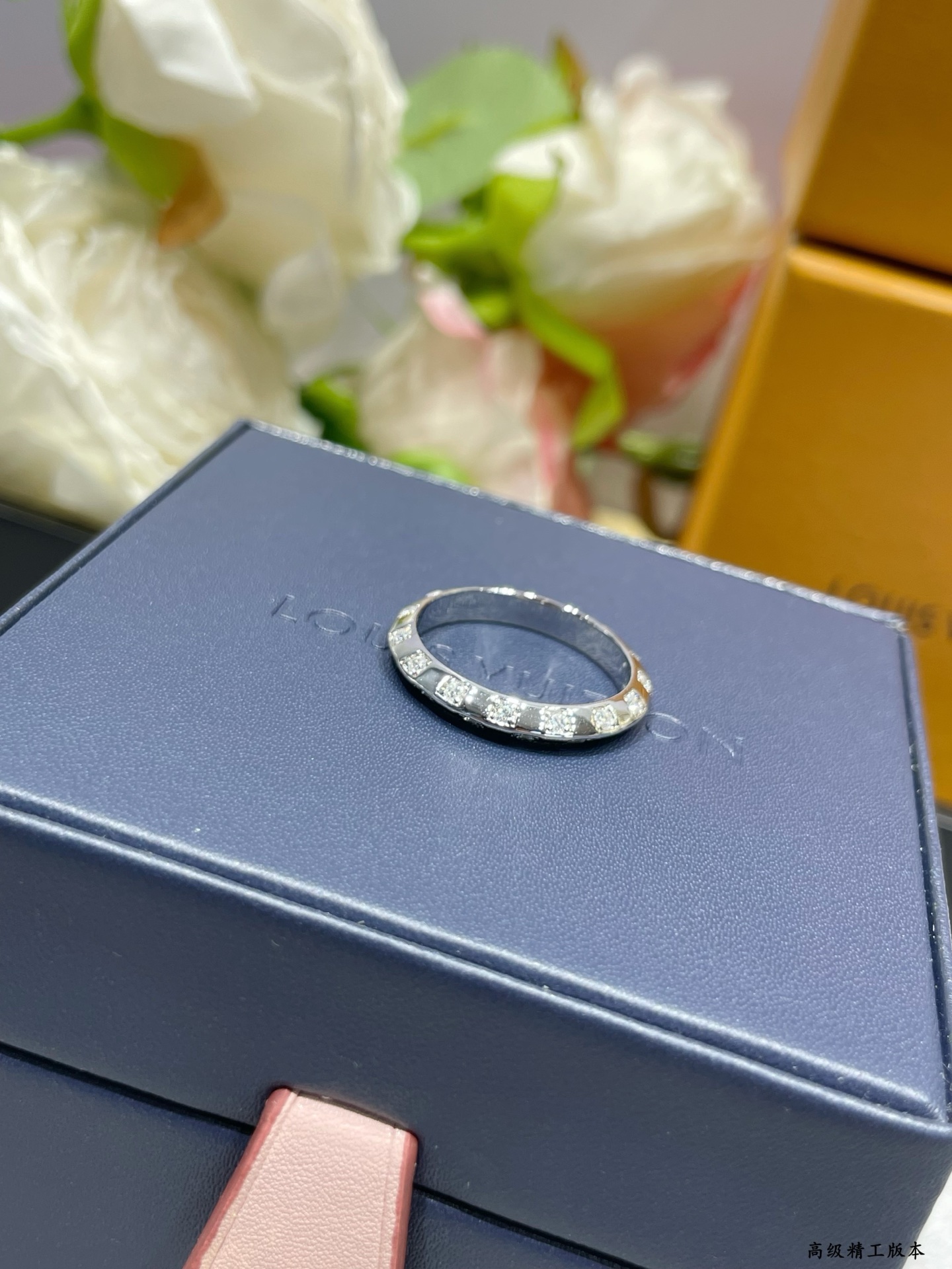 Louis Vuitton Ring,Elegant Checkerboard Design,Sizes 5-8,Perfect Gift 4 i1755571482451 7967 0 2