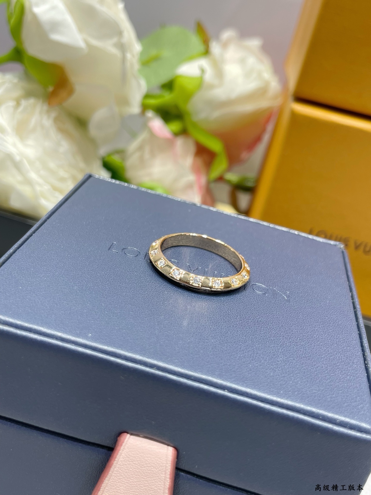 Louis Vuitton Ring,Elegant Checkerboard Design,Sizes 5-8,Perfect Gift 3 i1755571483225 7998 0 1