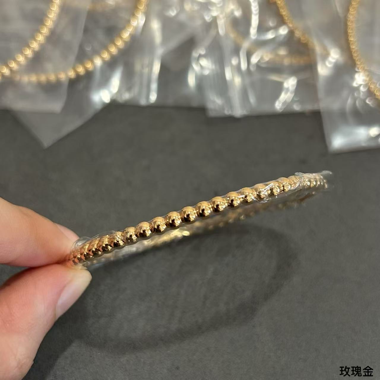 vca米珠手镯到货了，