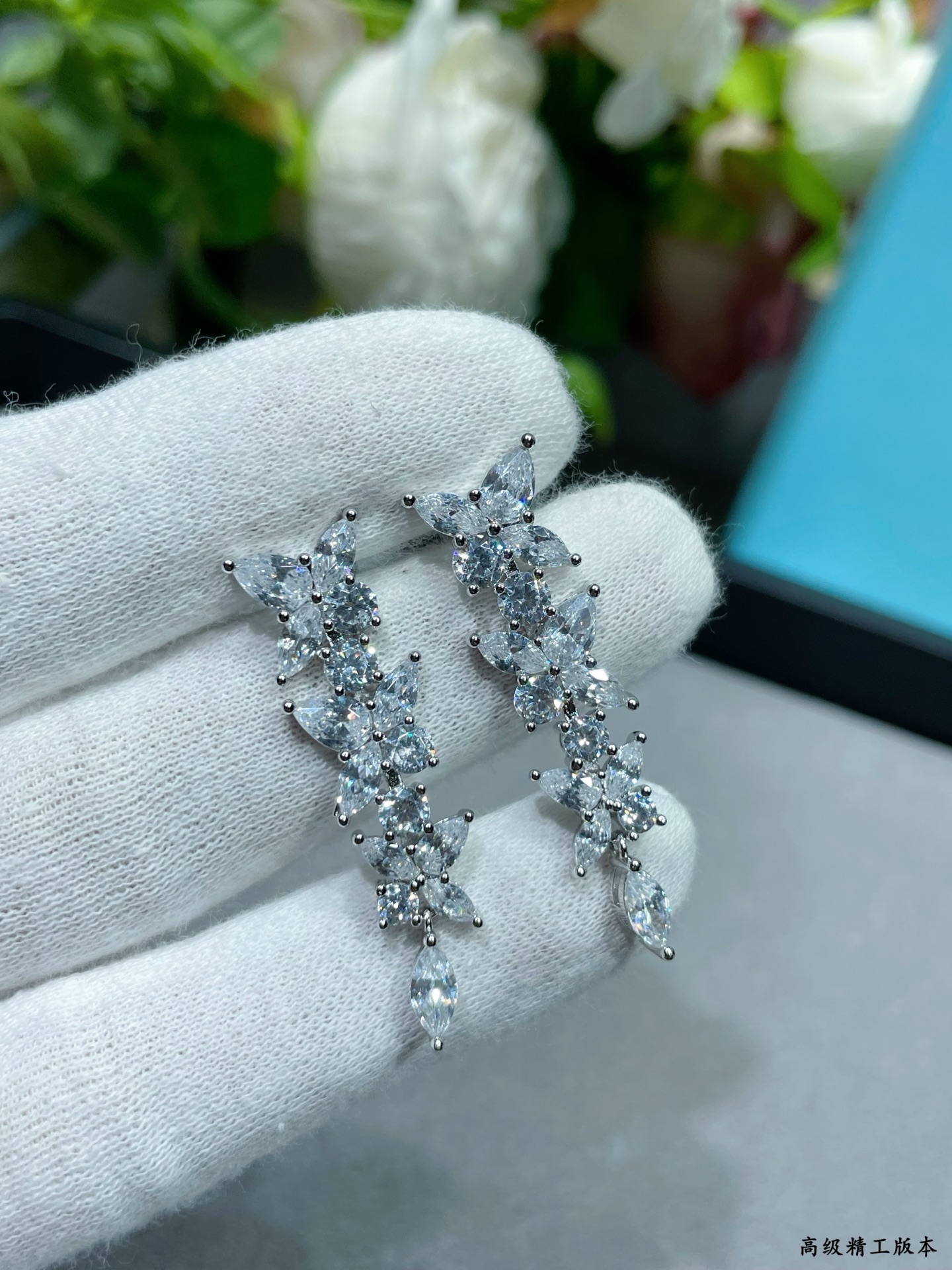 蒂芙尼马眼耳环 💎💎名媛奢华大牌高档，爆闪 专柜品质 S925纯银 完美打造 每一微小细节都经老师傅耐心