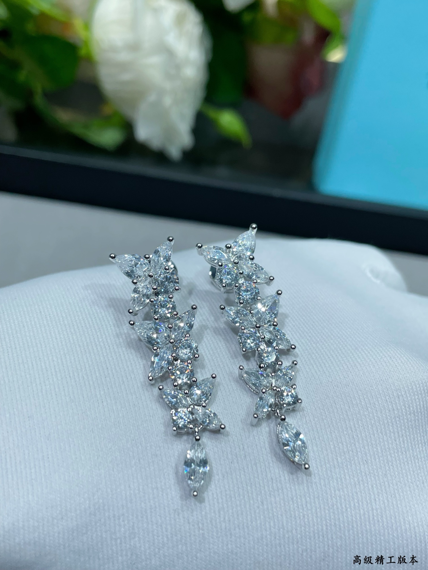 蒂芙尼马眼耳环 💎💎名媛奢华大牌高档，爆闪 专柜品质 S925纯银 完美打造 每一微小细节都经老师傅耐心