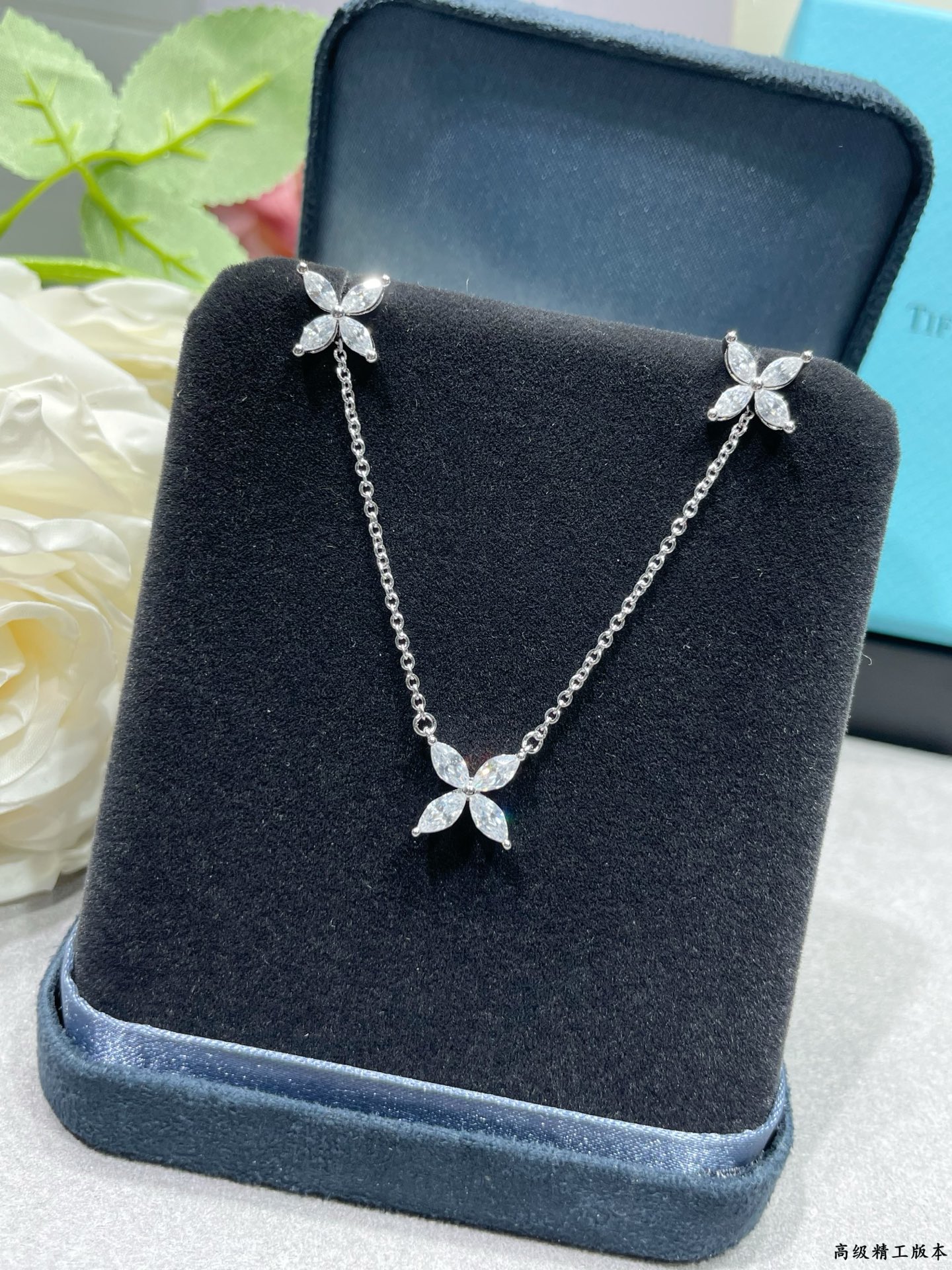 女神系列 蒂芙尼马眼耳钉，优雅气质款，性价比超高 市面最高版本，通体925纯银。做工细腻到位 有图有真相