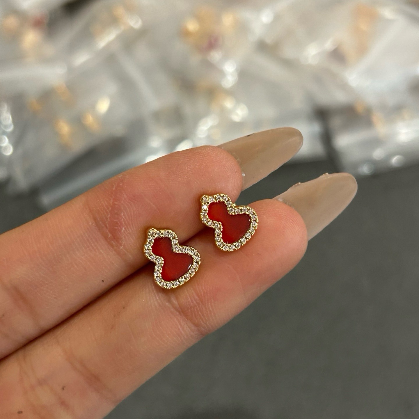 麒麟迷你葫芦耳钉到货了
