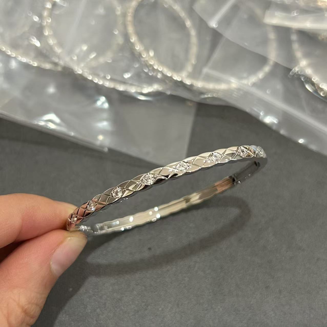 Chanel Narrow Edition Diamond Bracelet - Interdiamonds Arrived - Jewelry