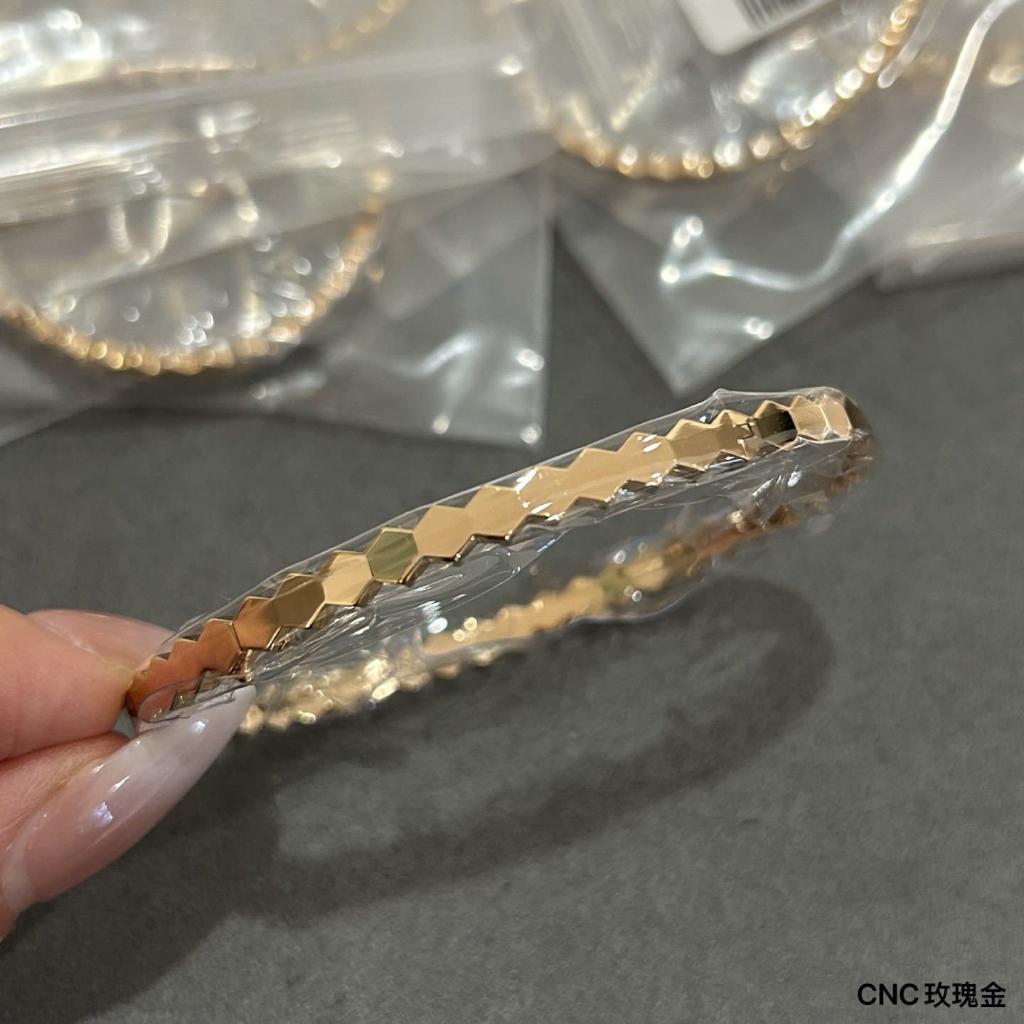 尚美CNC蜂窝无钻手镯了