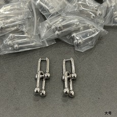 V金 蒂芙尼大号u形无钻耳环到货了, V金 蒂芙尼大号u形无钻耳环到货了,
