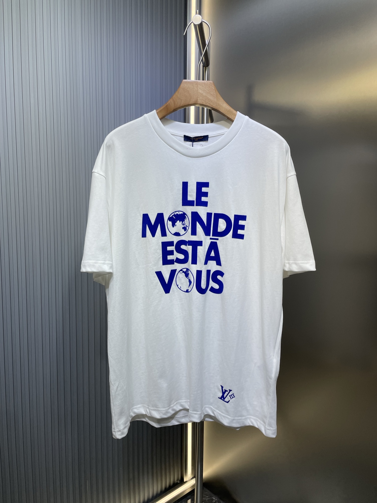 Louis Vuitton LOUIS VUITTON 植绒标语短袖