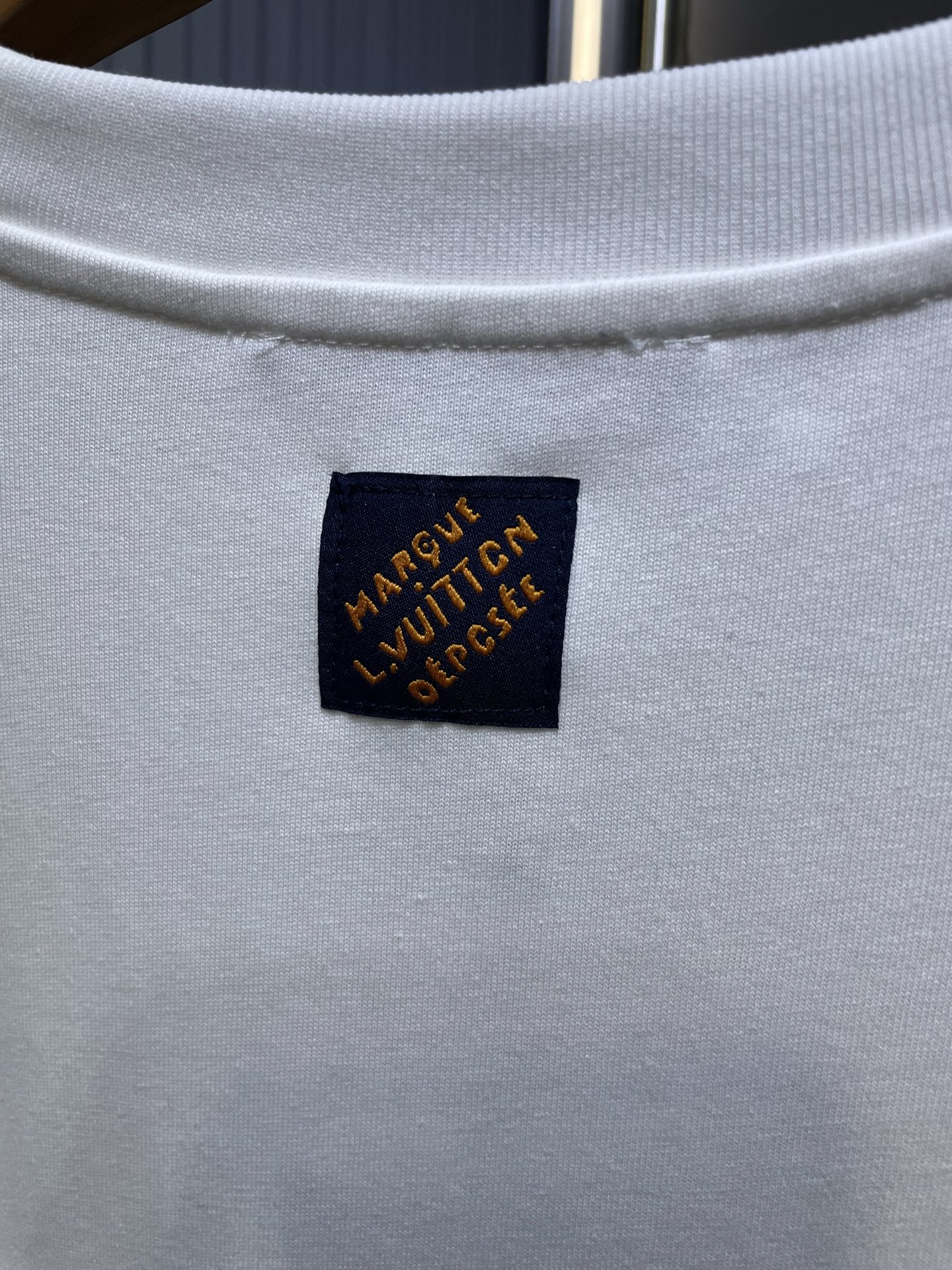 Louis Vuitton LOUIS VUITTON 植绒标语短袖