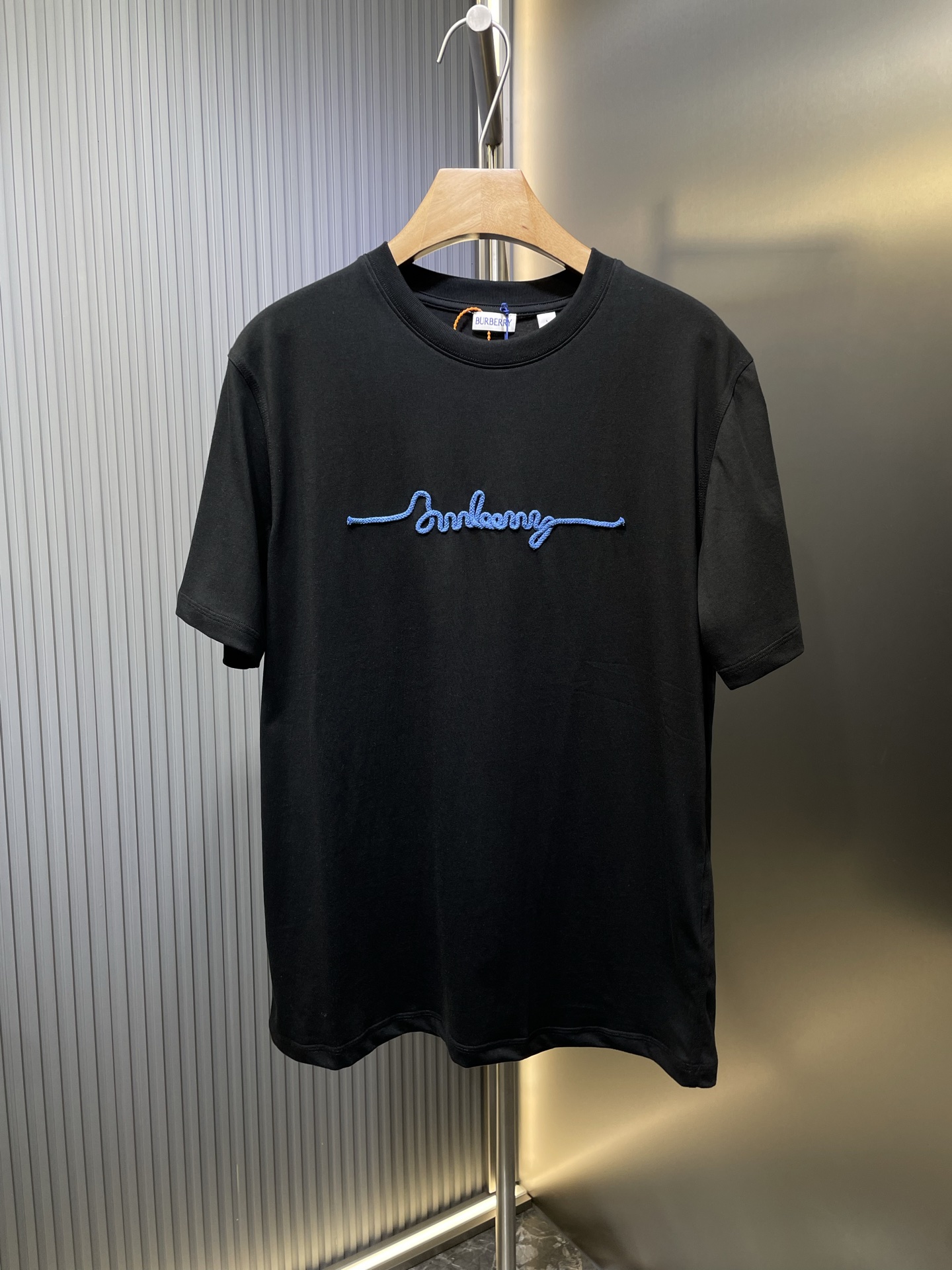 BURBERRY 🌟 【Réplica superior】 Tela original de Burberry, mismo estilo oficial, camiseta de manga corta, se siente muy …