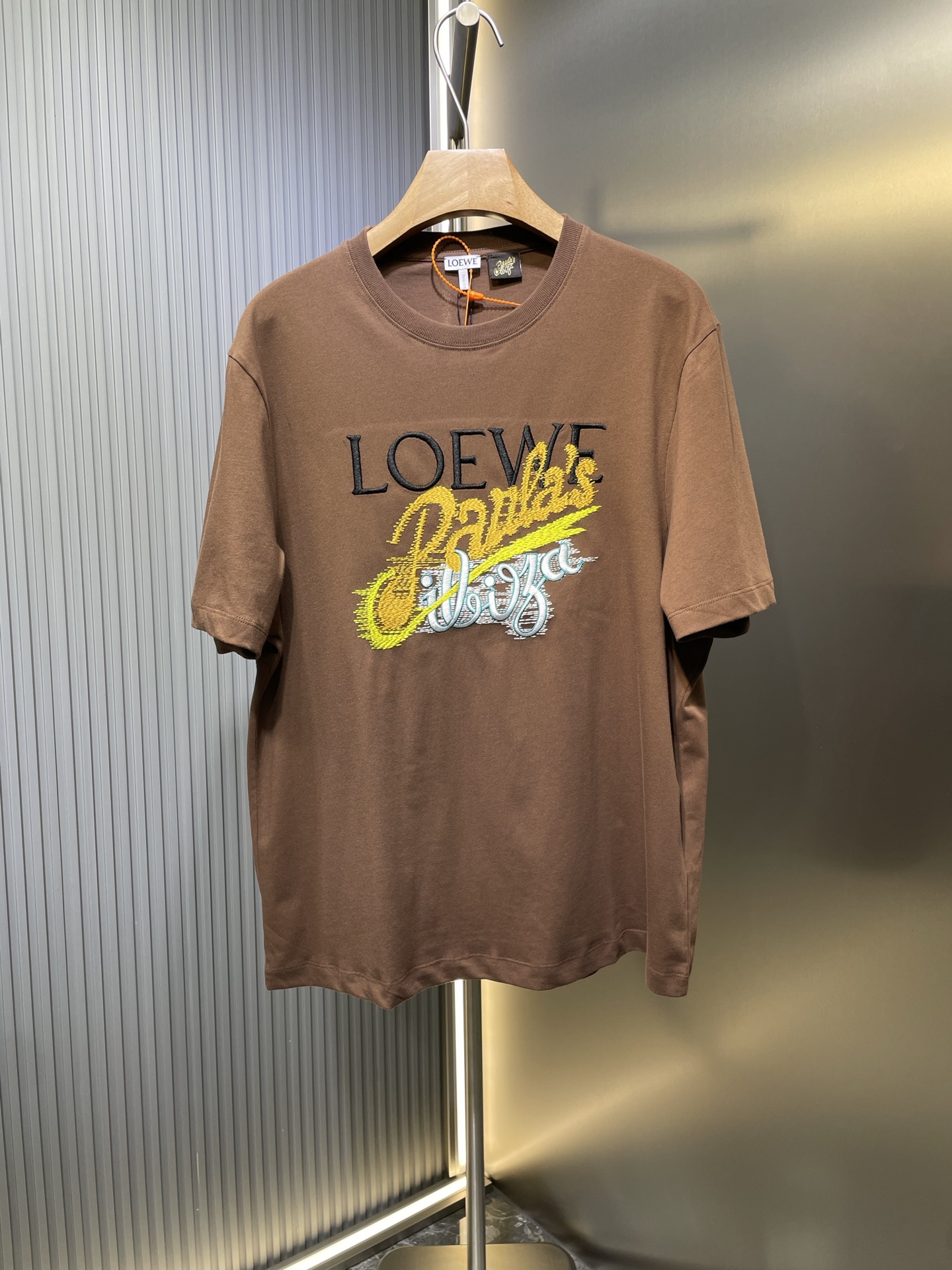 🅿️150 Loewe🌟【Réplica de primera calidad】Loewe, modelo masculino + camiseta de punto de algodón con logo bordado de Pa…