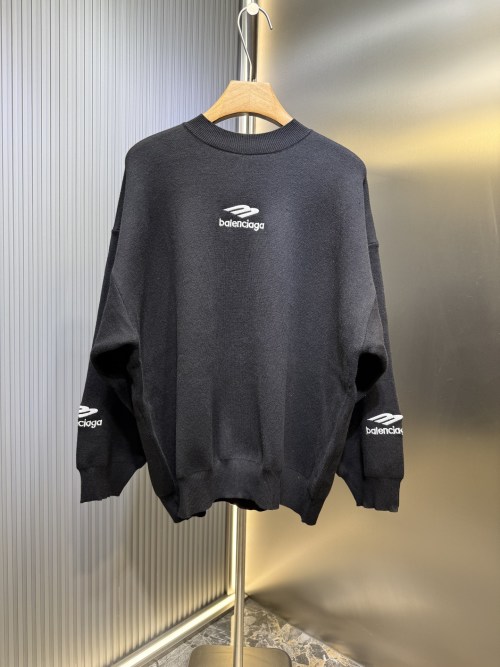 Balenciaga 3B Embroidered Wool Sweater - Ultimate Comfort and Style 1 Balenciaga 3B Embroidered Wool Sweater - Ultimate Comfort and Style