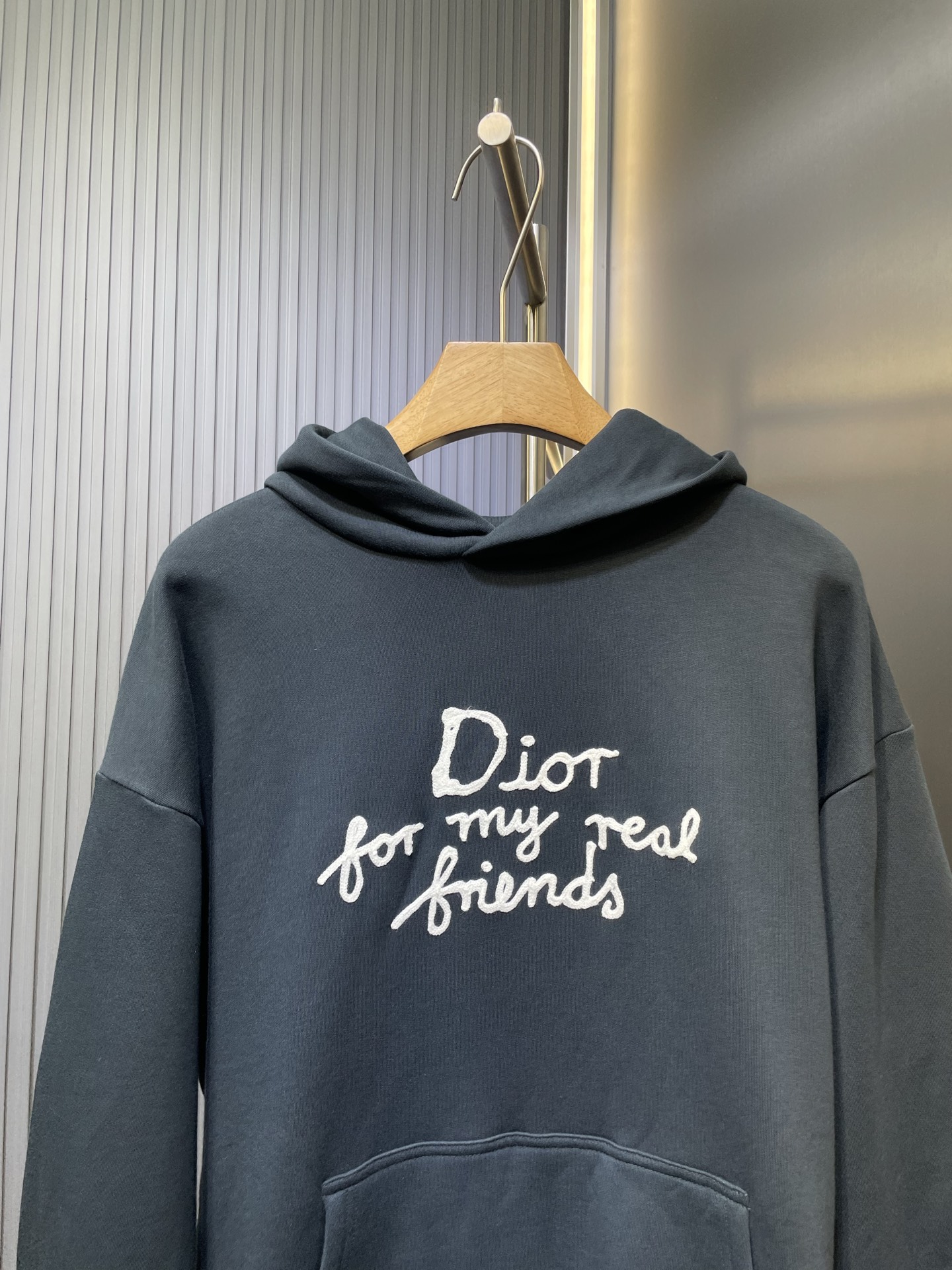 Diorr For My Real Friends Navy Blue Cotton Fleece Hoodie Sweatshirt 2 i1758723162399 1321 0 1