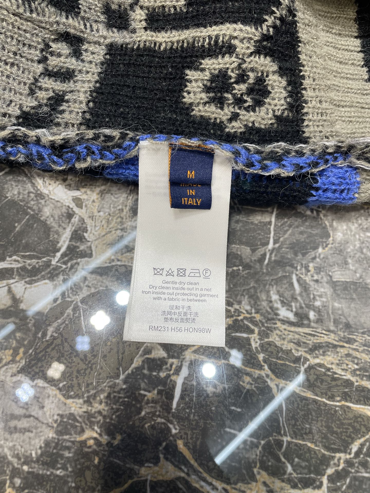 Louis Vuitton LOUIS VUITTON 马海毛针织提花开衫