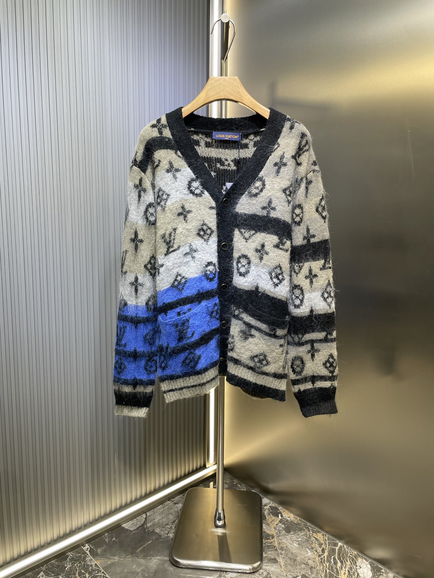 Louis Vuitton LOUIS VUITTON 马海毛针织提花开衫