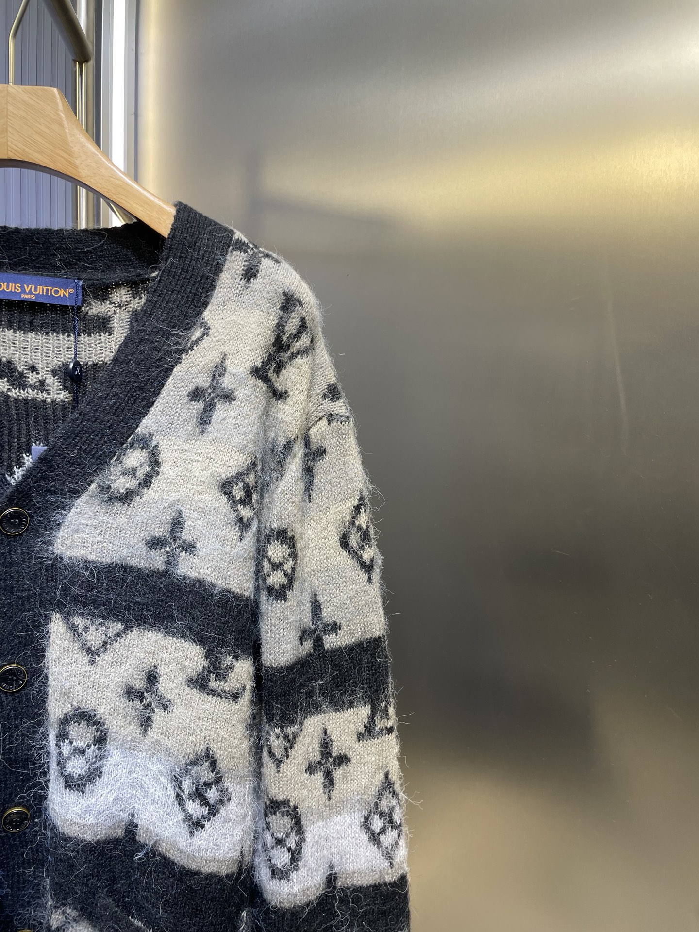 Louis Vuitton LOUIS VUITTON 马海毛针织提花开衫