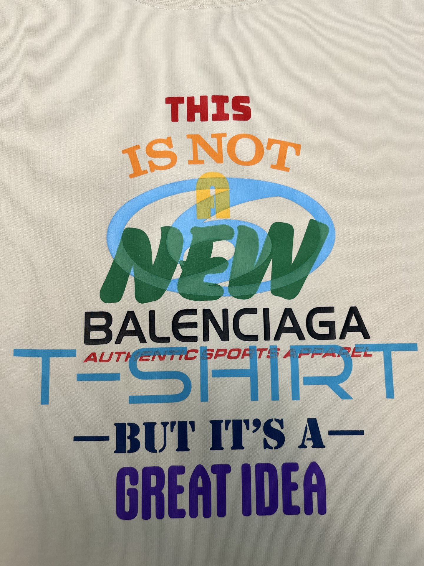 Balenciaga 巴黎世家 新主意印花短袖