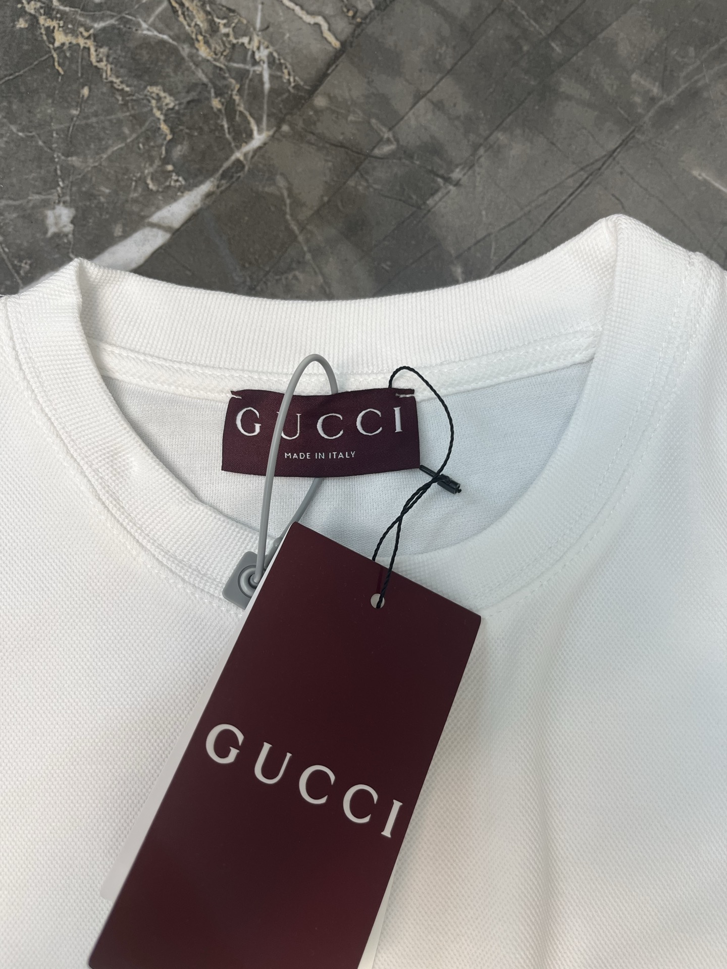 Gucci Gucci 圆领饰刺绣珠地棉短袖T恤