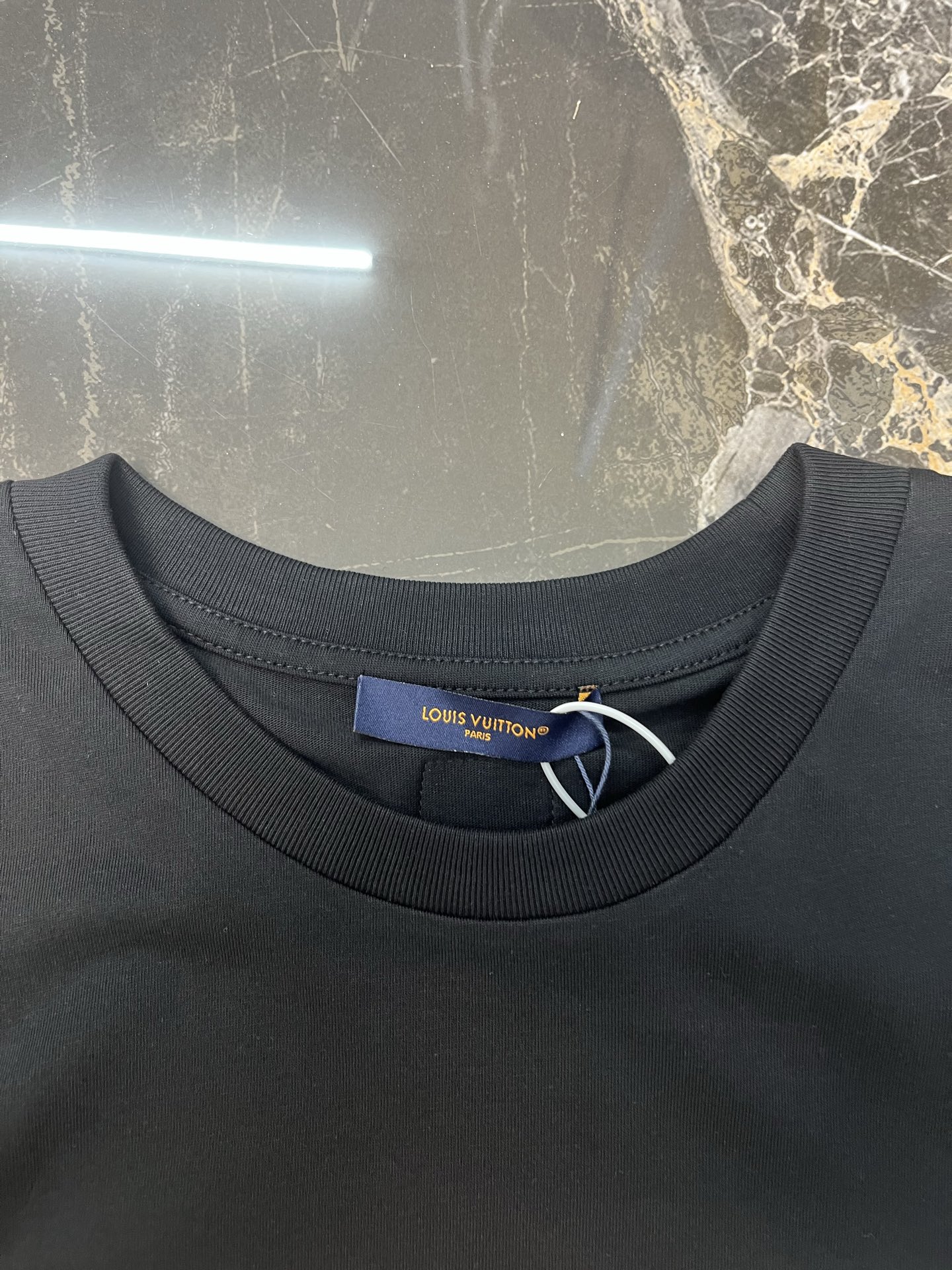 Louis Vuitton LV 路易威登串珠珠绣签名圆领短袖
