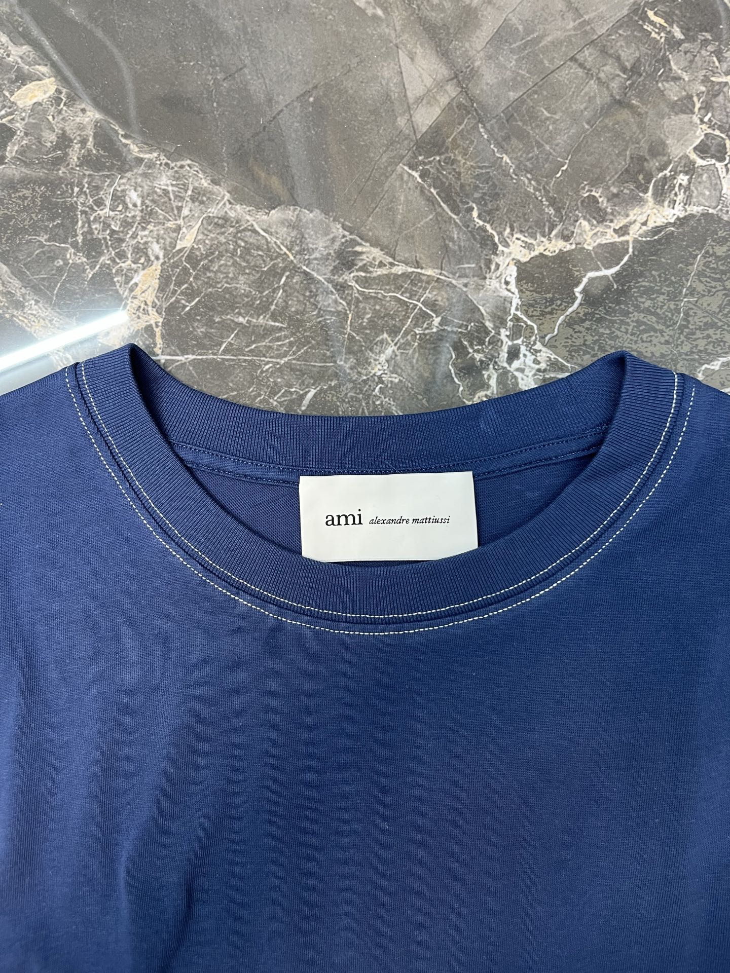 Ami Paris Ami 爱心A刺绣短袖