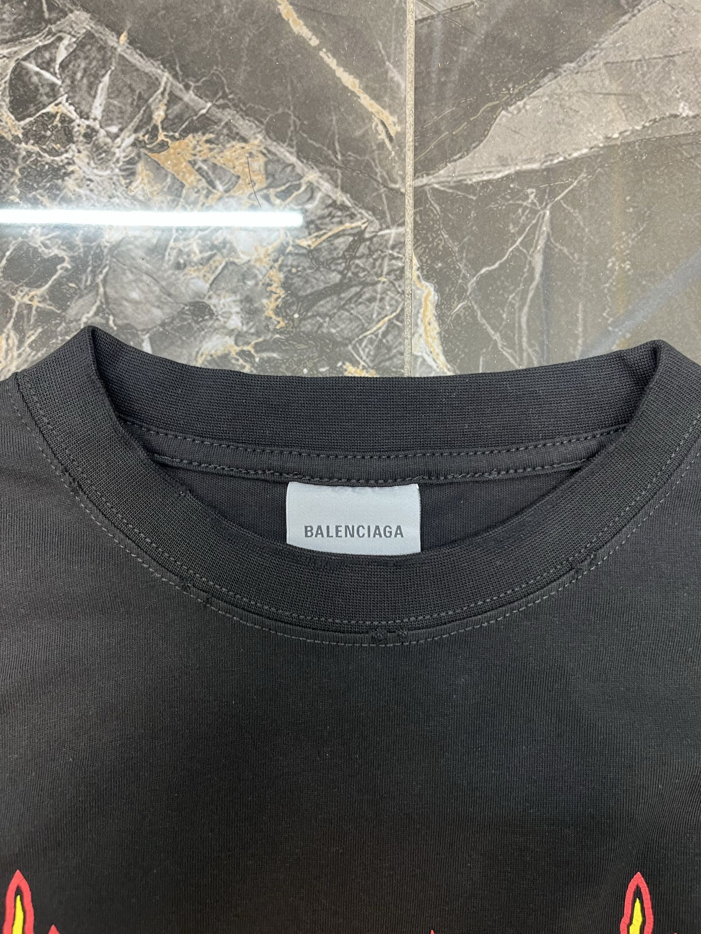 Balenciaga BALENCIAGA 26SS Sacre Coeur棉质印花T恤