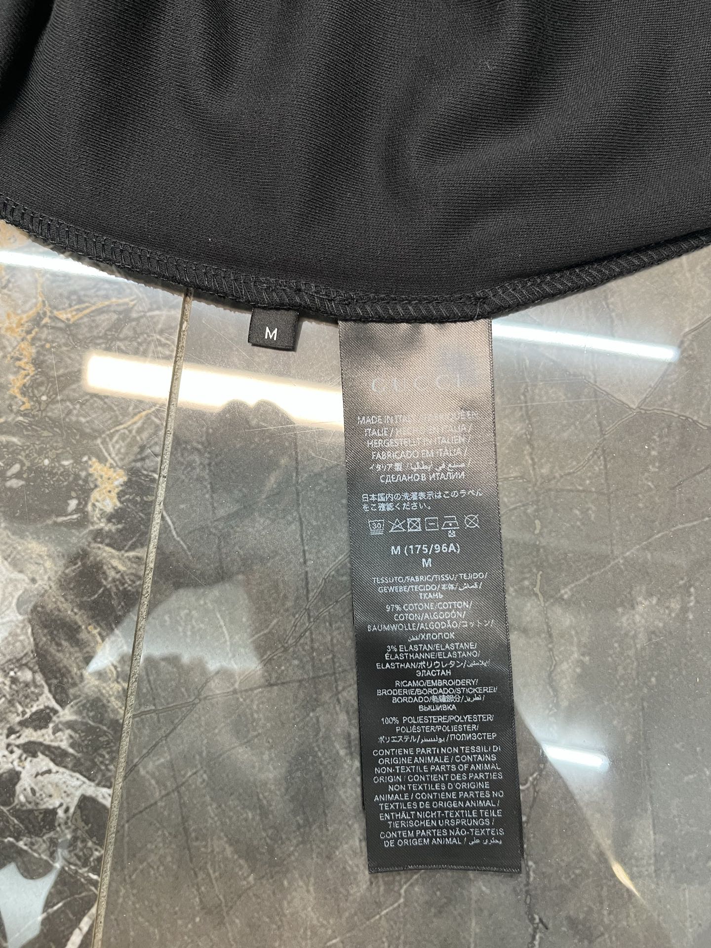 Gucci Guc 徽标纽扣饰刺绣珠地棉衬衫