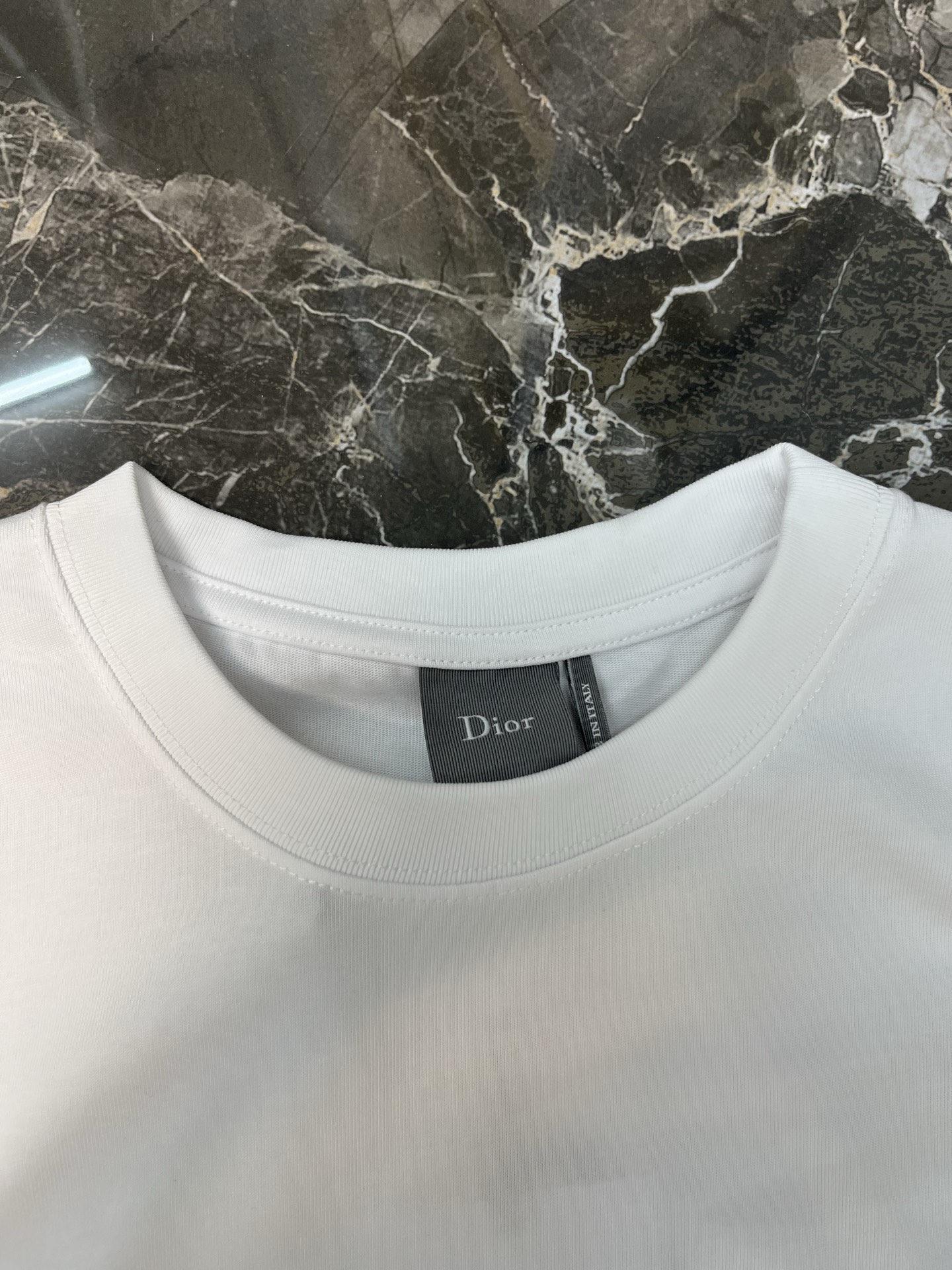 Dior DIOR 26SS棉质针织雏菊刺绣圆领短袖T恤