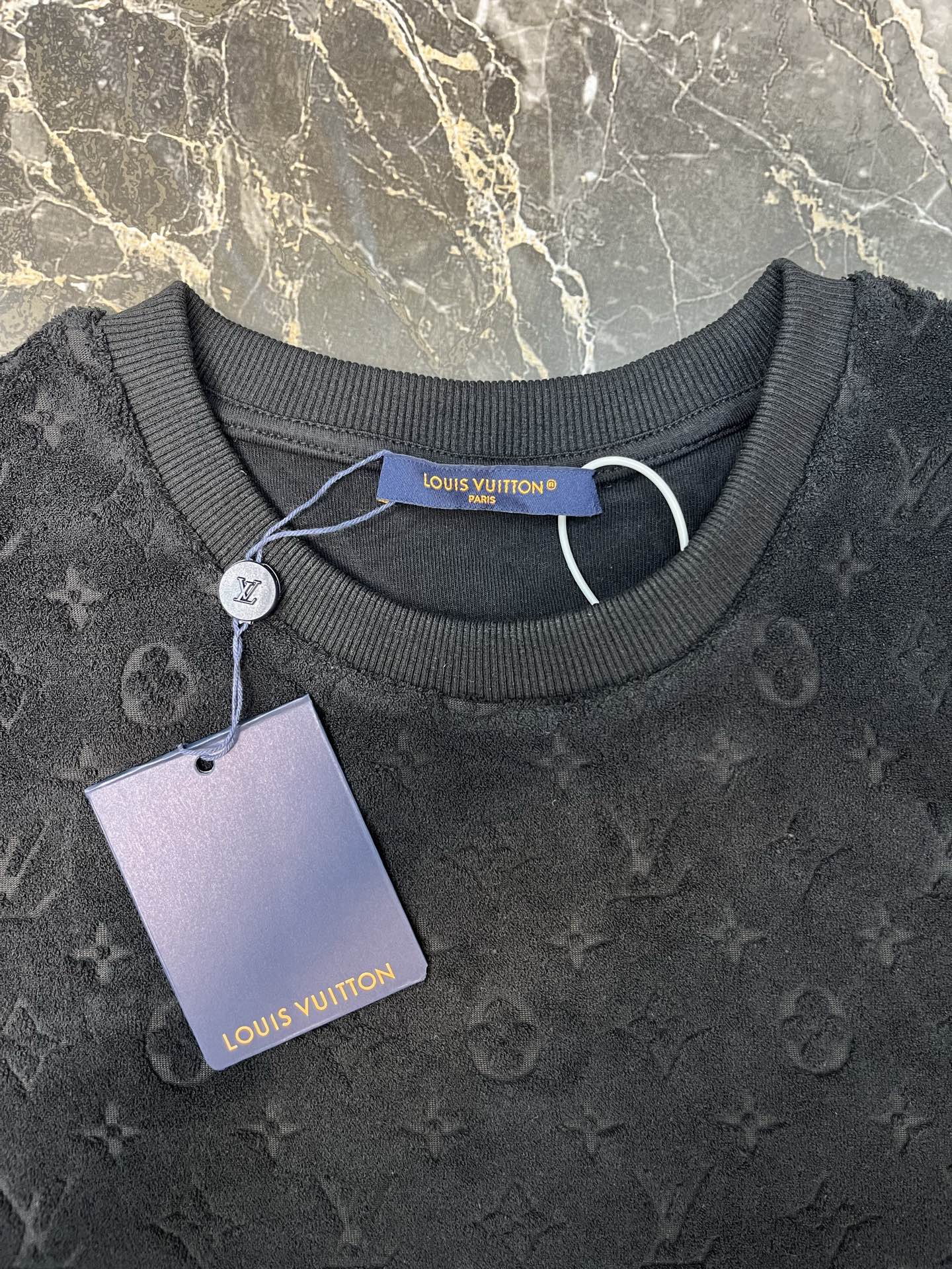 Louis Vuitton LOUIS VUITTON 压纹毛圈布短袖