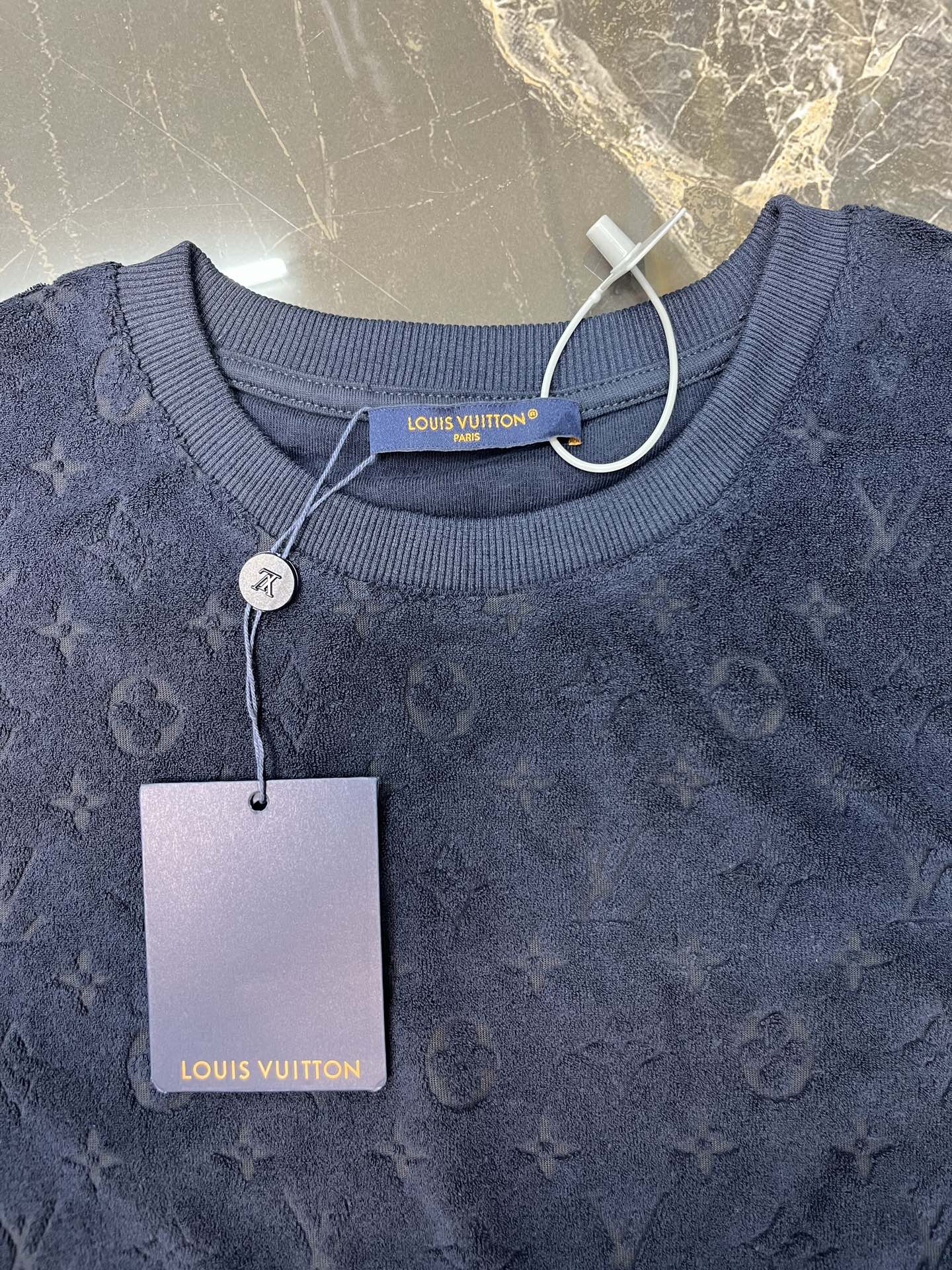 Louis Vuitton LOUIS VUITTON 压纹毛圈布短袖