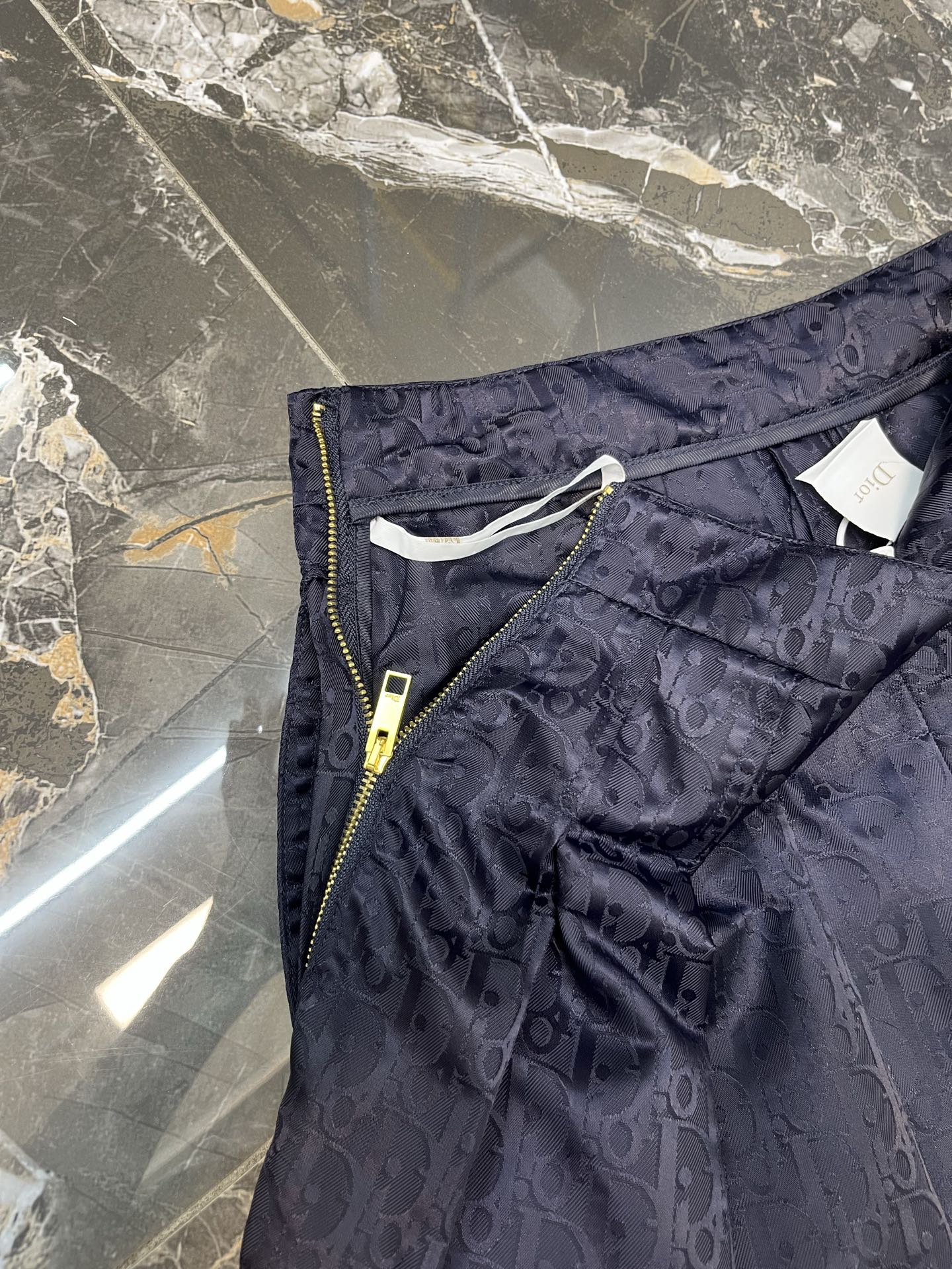 Dior Dior Oblique 褶裥迷你裙女装