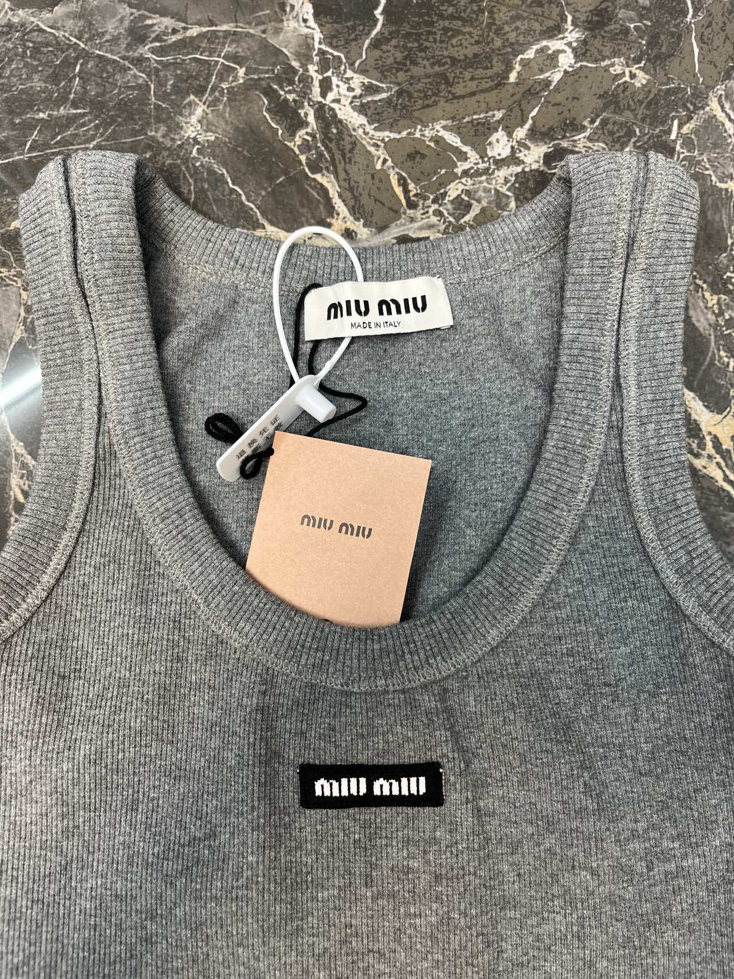 Miu Miu MIUMIU 徽标背心女装