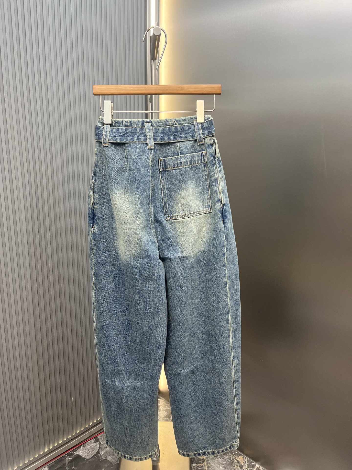 Loewe Loewe 皮革贴片牛仔裤