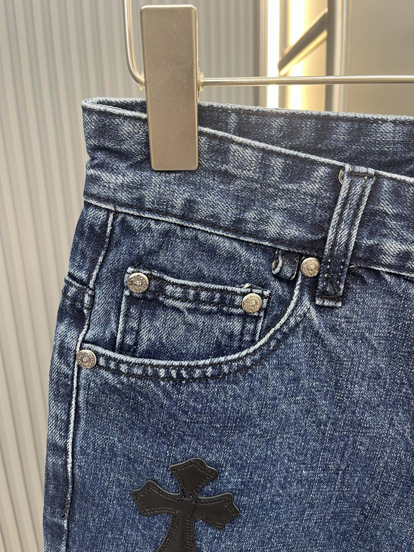 Chrome Hearts Chrome Hearts 十字徽标牛仔
