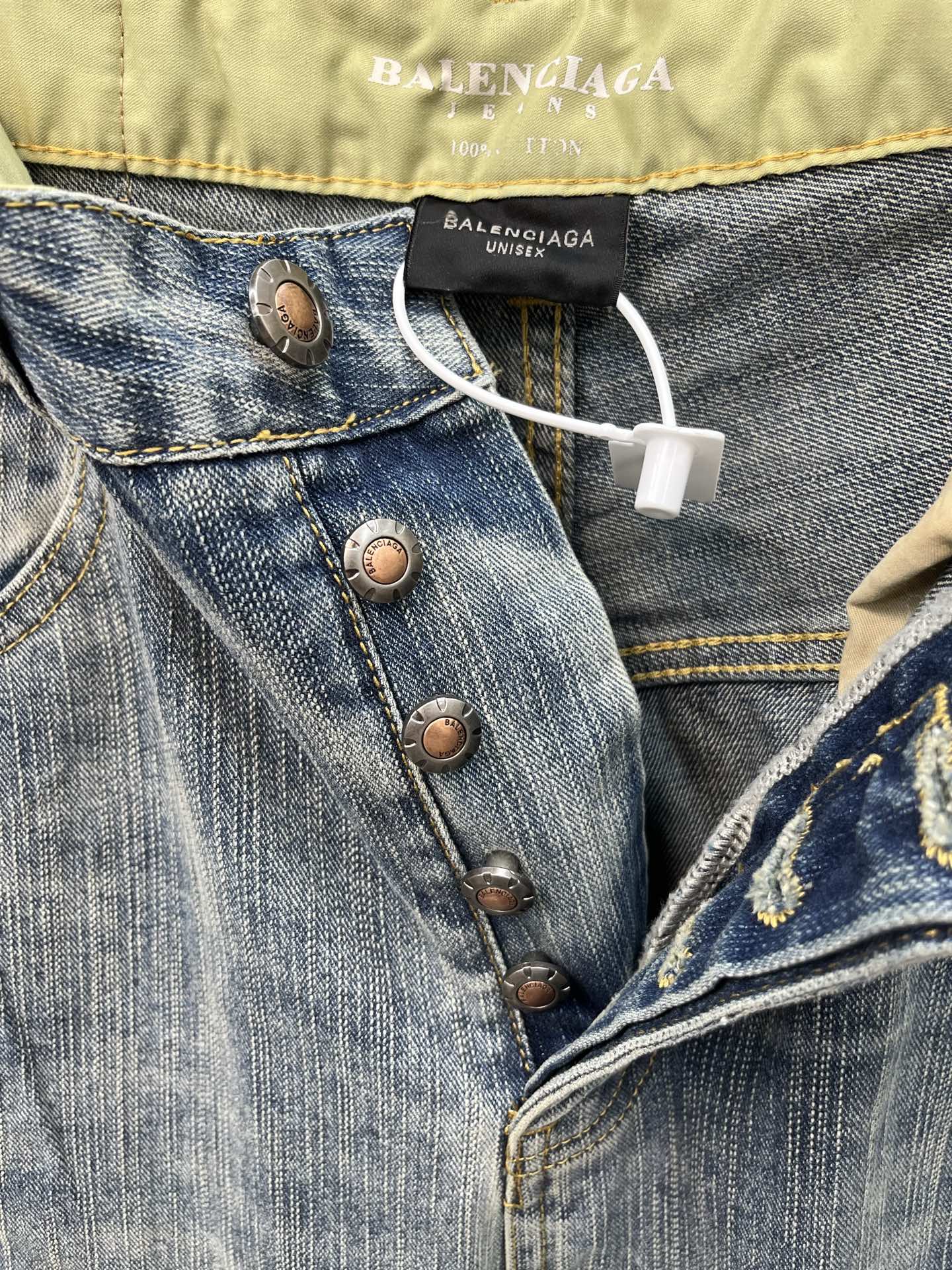 Balenciaga Balenciaga jeans刺绣牛仔
