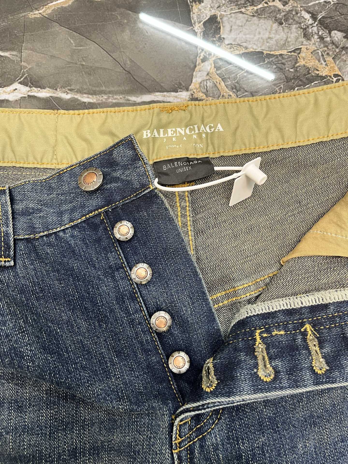 Balenciaga Balenciaga jeans刺绣牛仔