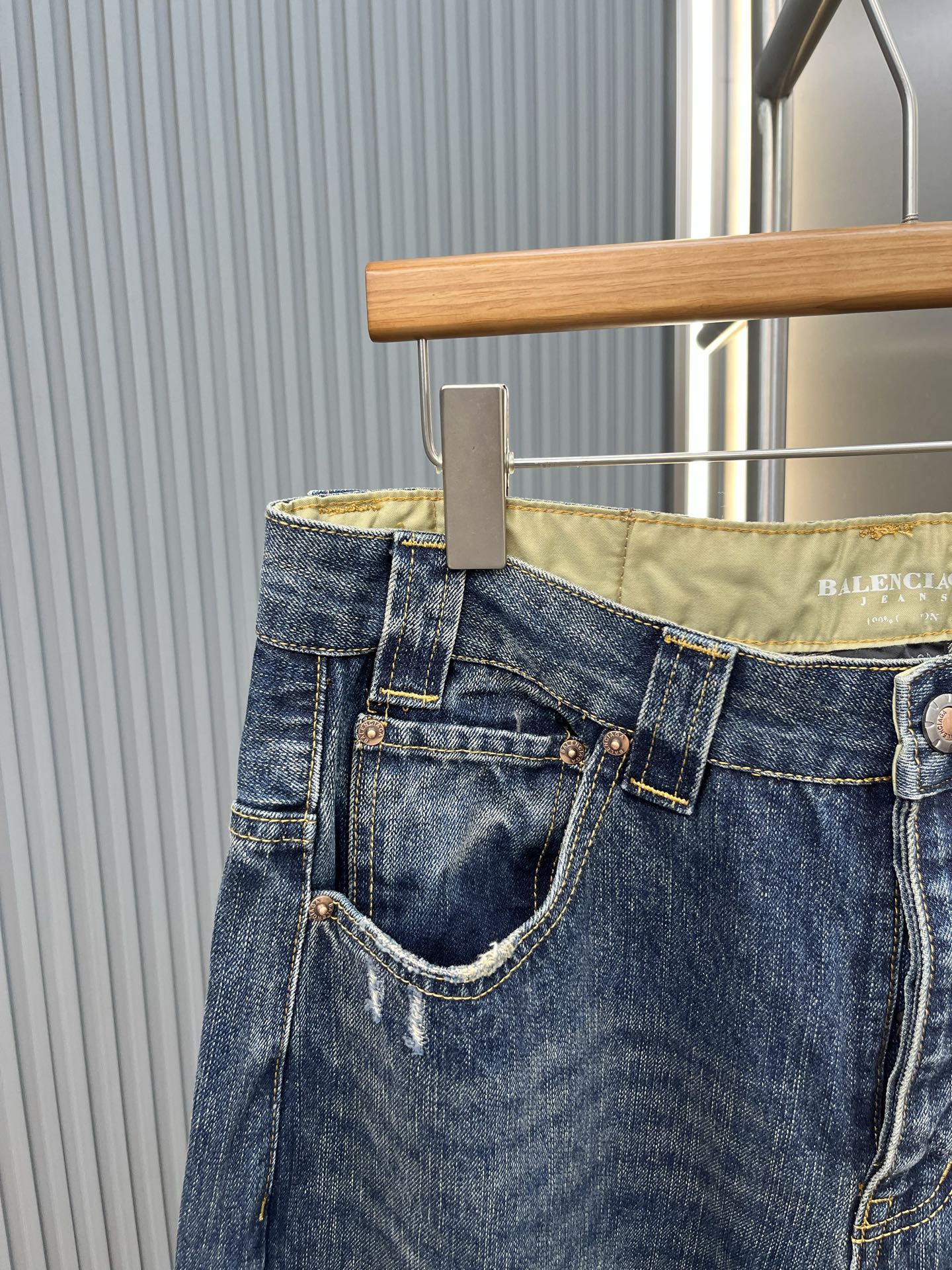 Balenciaga Balenciaga jeans刺绣牛仔
