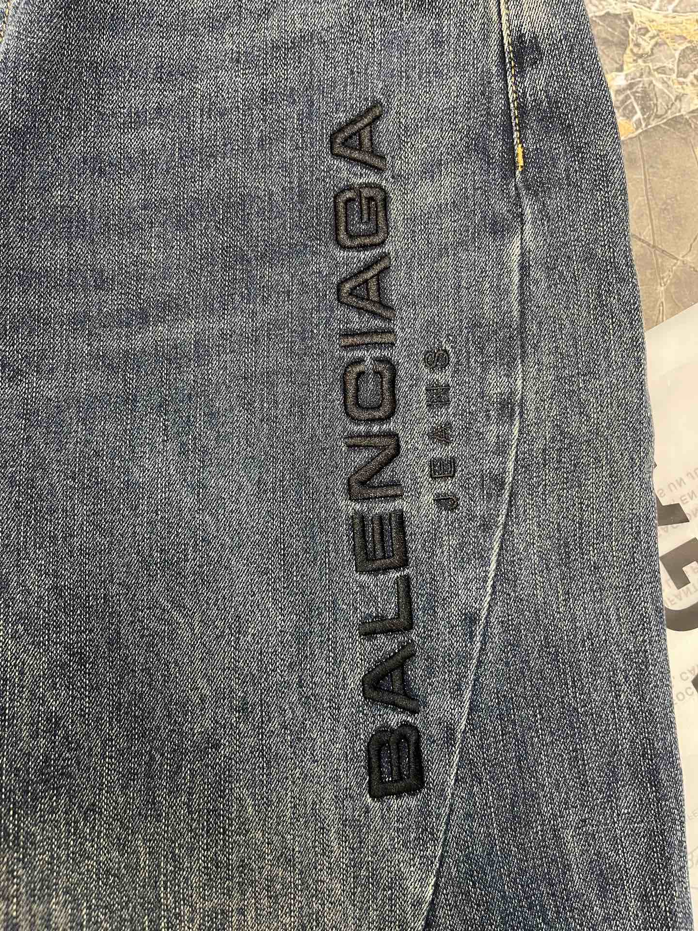 Balenciaga Balenciaga jeans刺绣牛仔