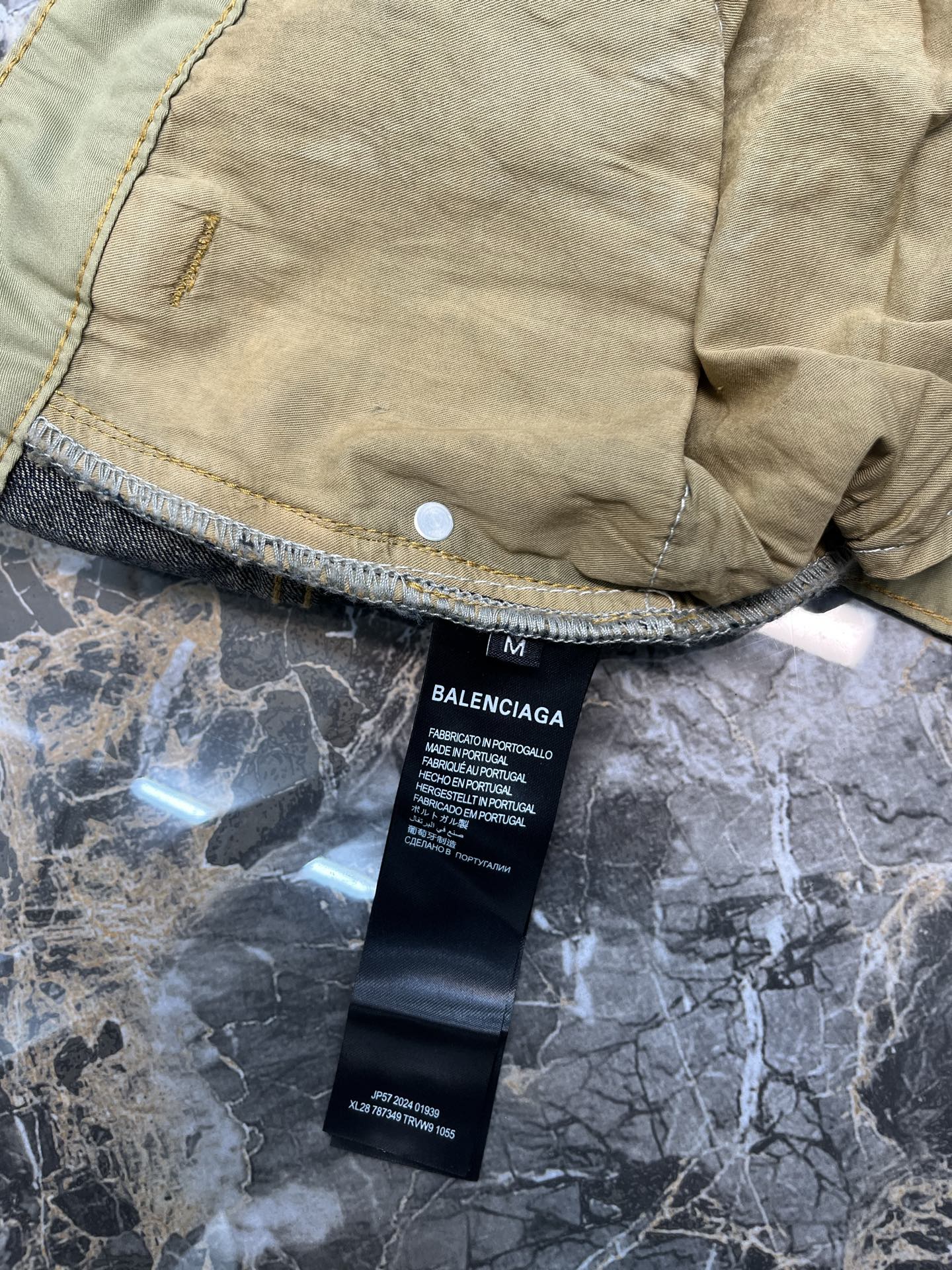 Balenciaga Balenciaga jeans刺绣牛仔