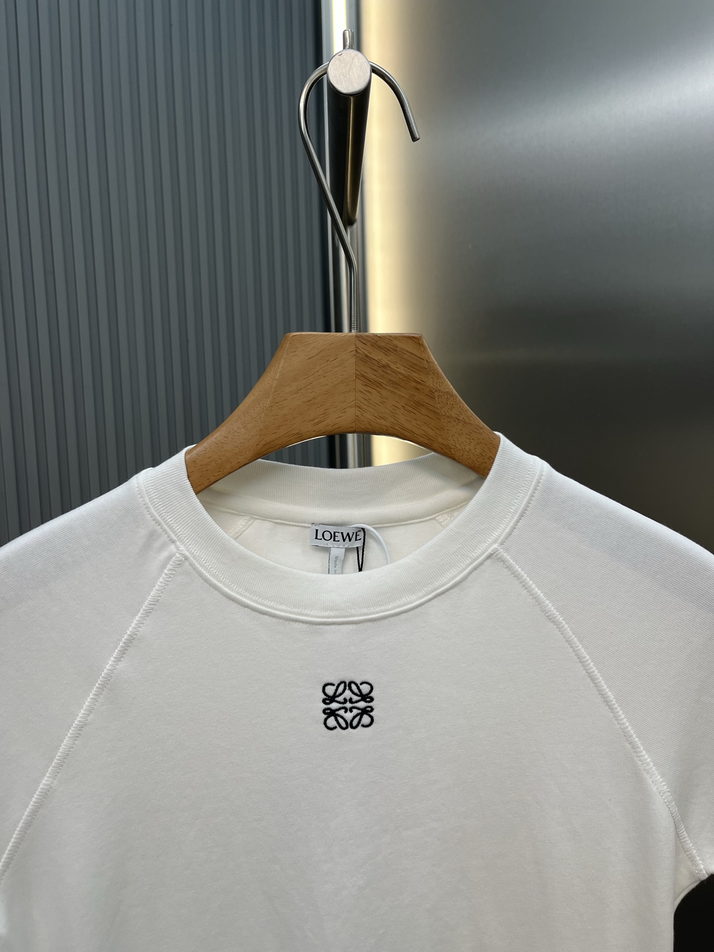 Loewe Loewe小廓形棉质混纺插肩短袖女装