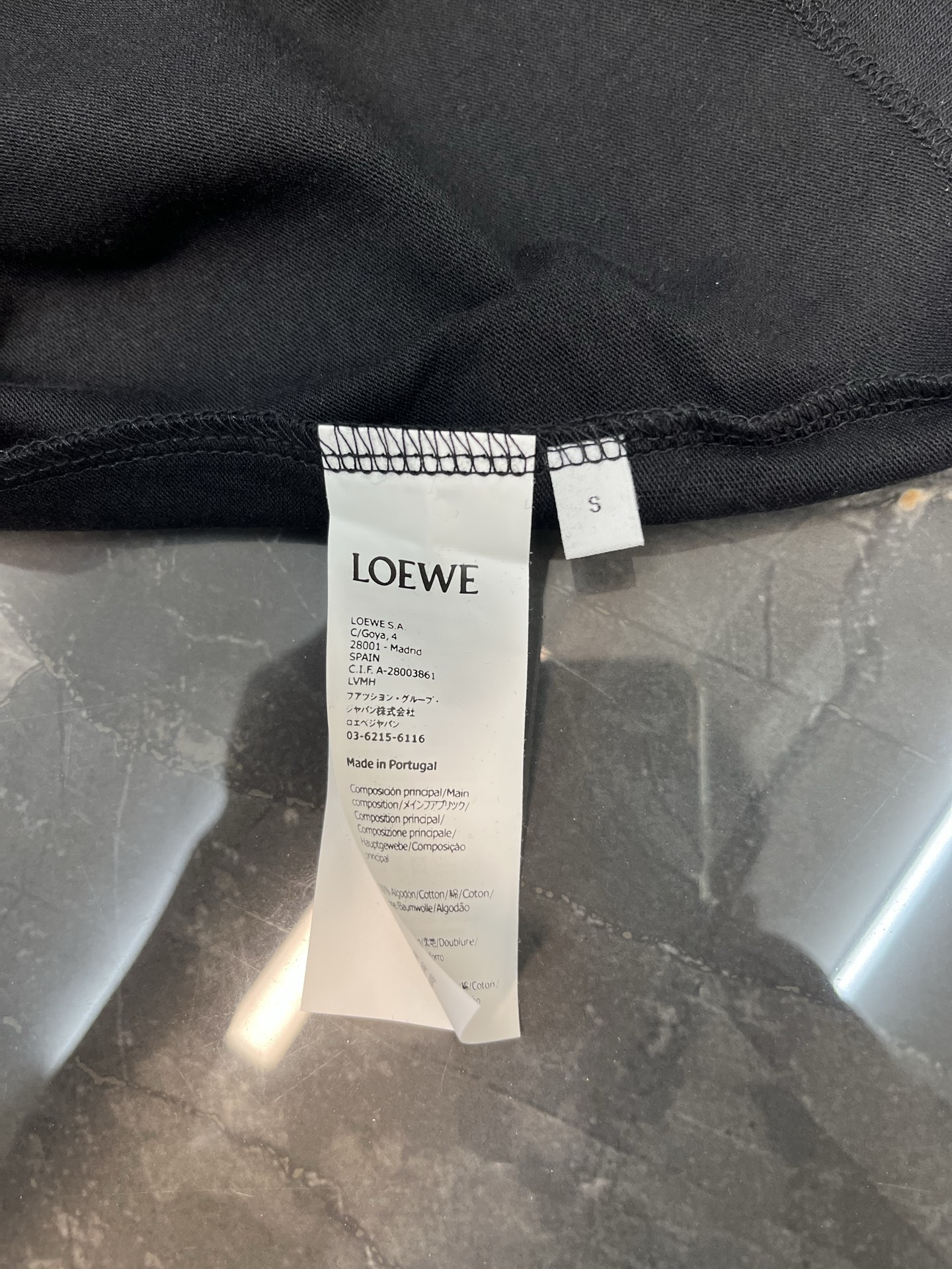 Loewe Loewe小廓形棉质混纺插肩短袖女装