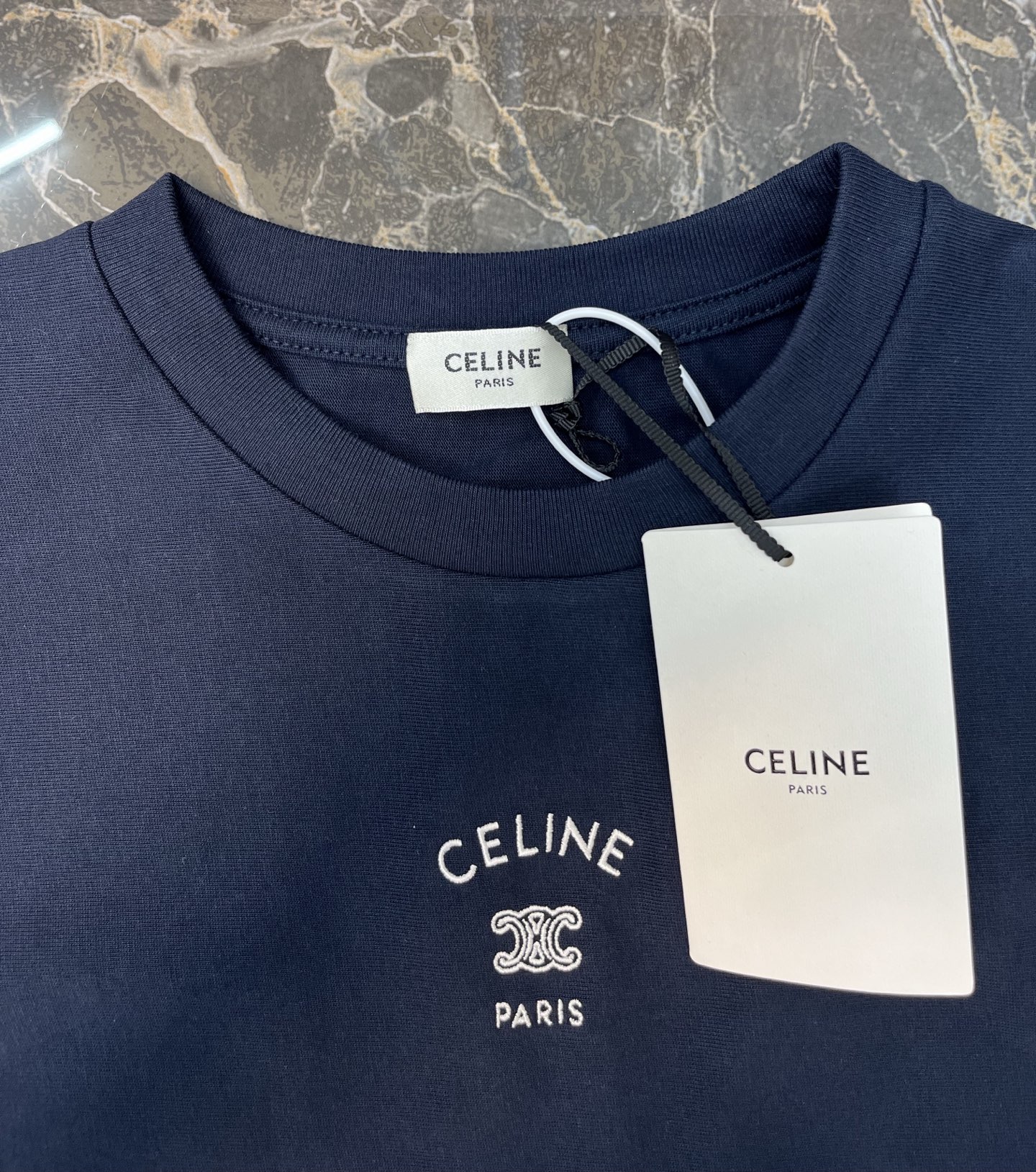 Celine Celine 标识刺绣短袖