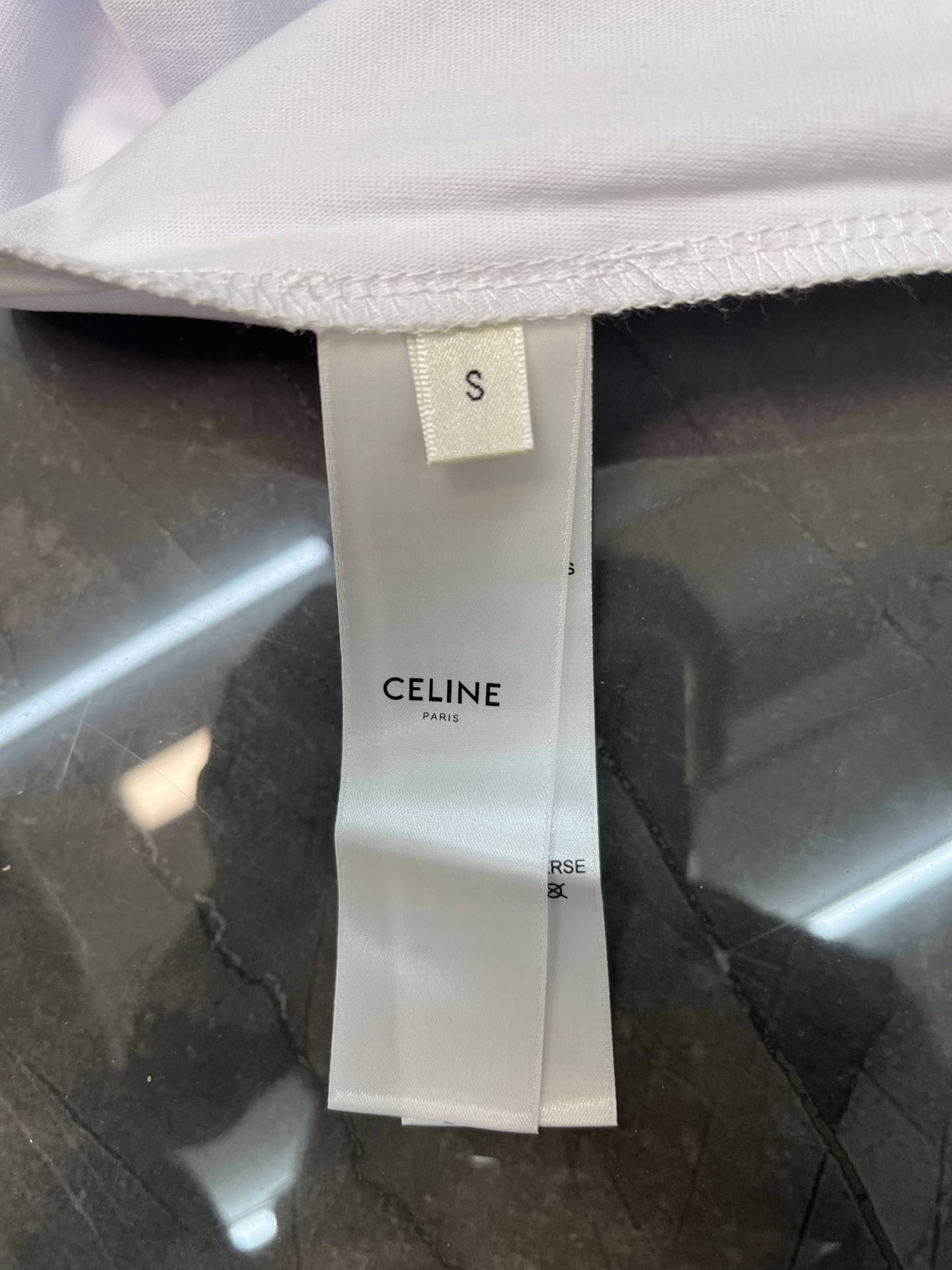 Celine Celine 标识刺绣短袖