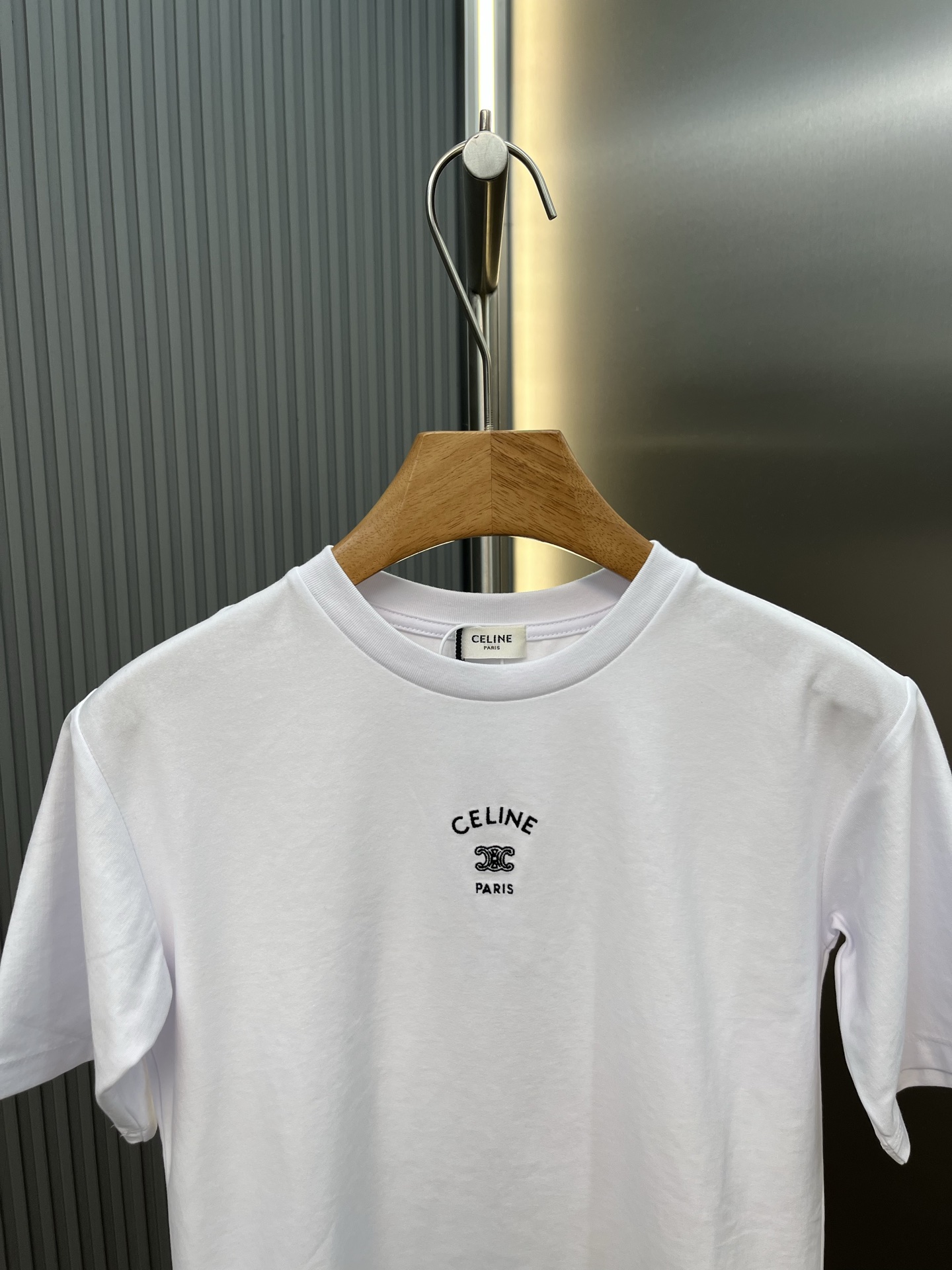 Celine Celine 标识刺绣短袖