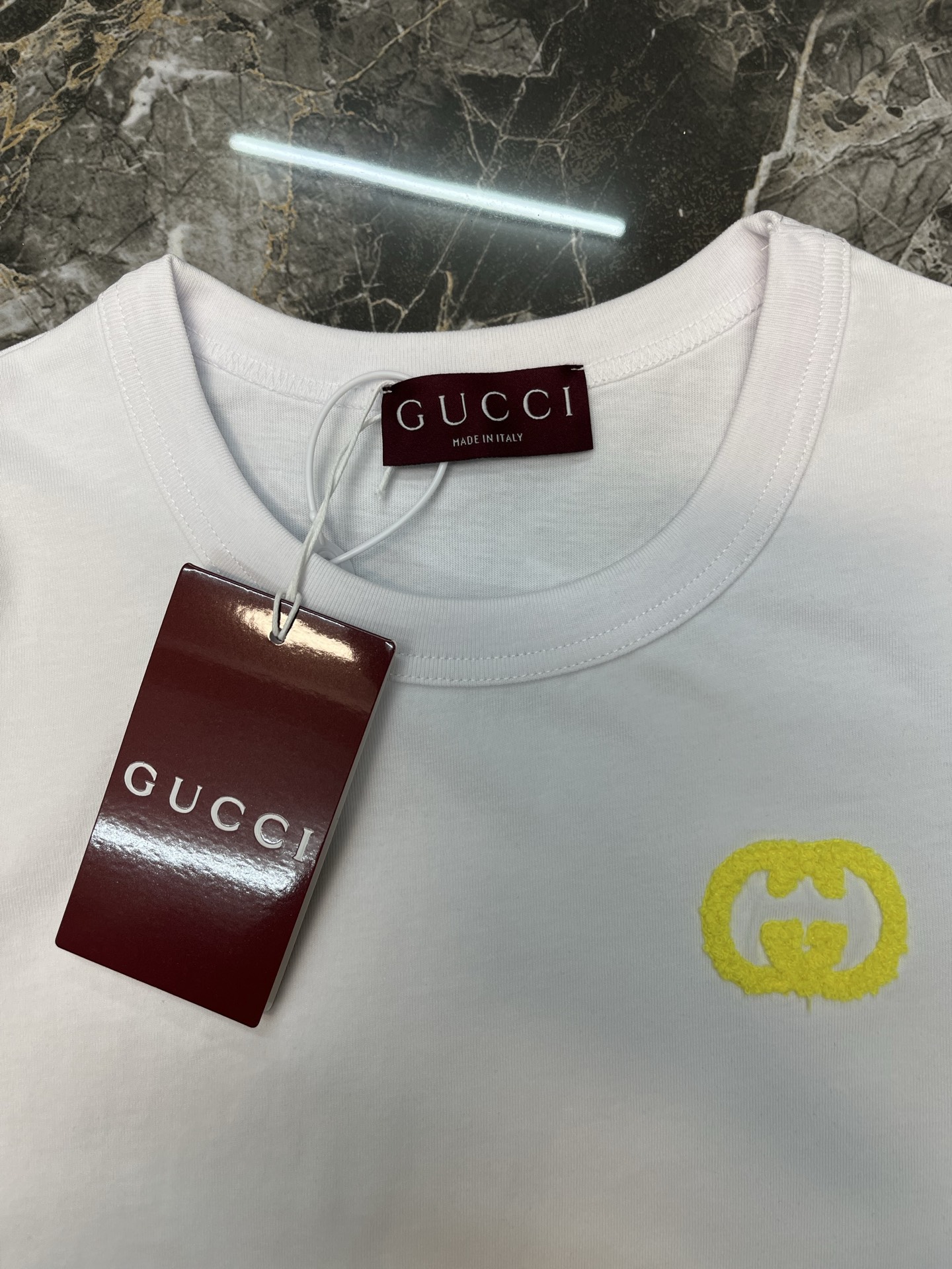 Gucci 2026Ss G*ucci 细绒针织棉T恤