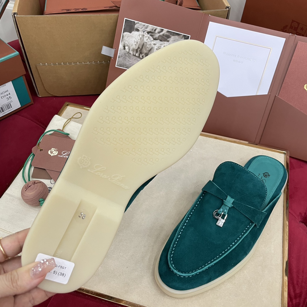 🌾G219专柜原单品质所见即所得Loro Pian*经典爆款出品lp顶级版本 英伦流苏平底乐福鞋原来这就