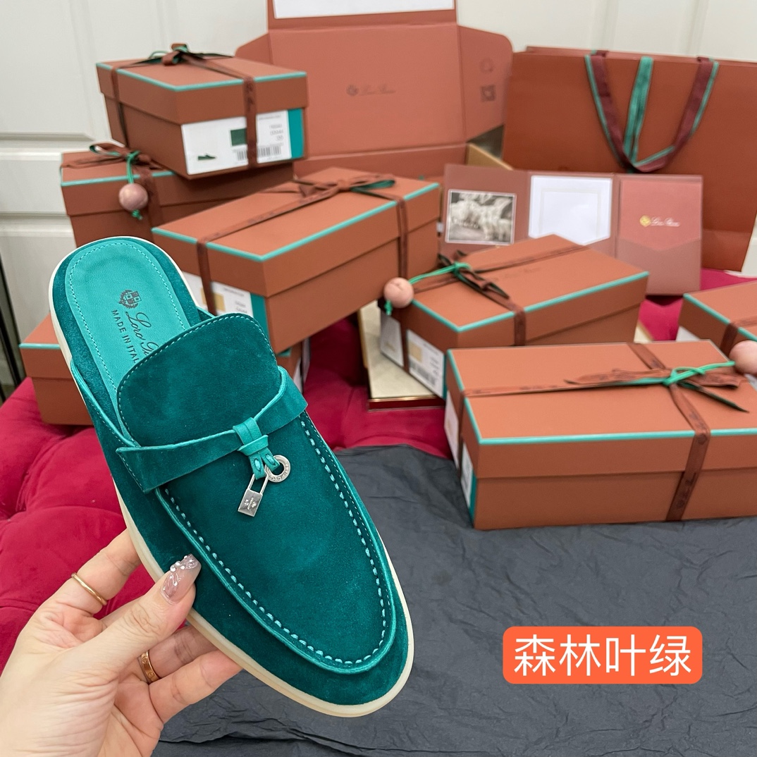 🌾G219专柜原单品质所见即所得Loro Pian*经典爆款出品lp顶级版本 英伦流苏平底乐福鞋原来这就